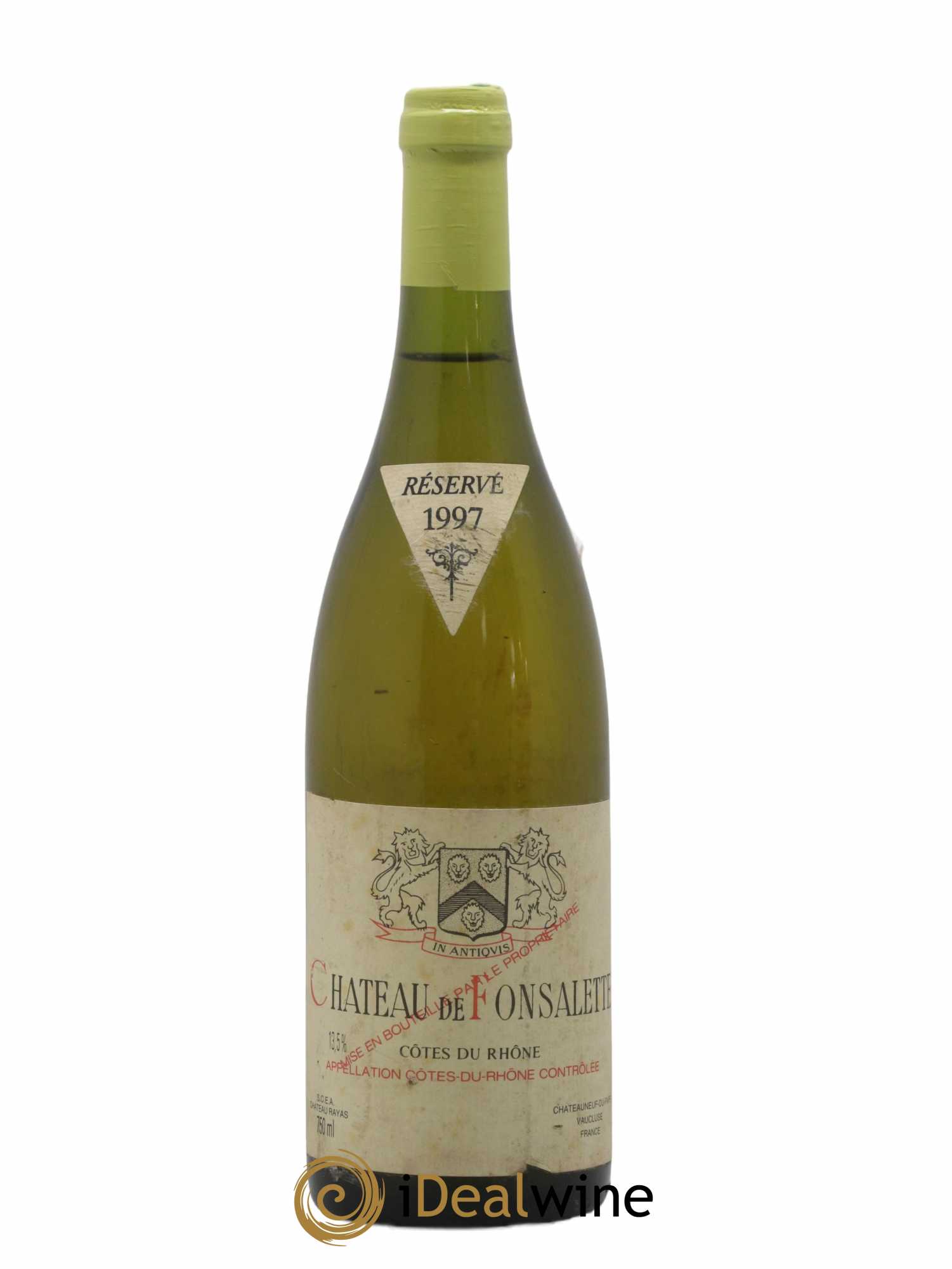 Côtes-du-Rhône Château de Fonsalette Emmanuel Reynaud 1997 - Lot de 1 bouteille - 0