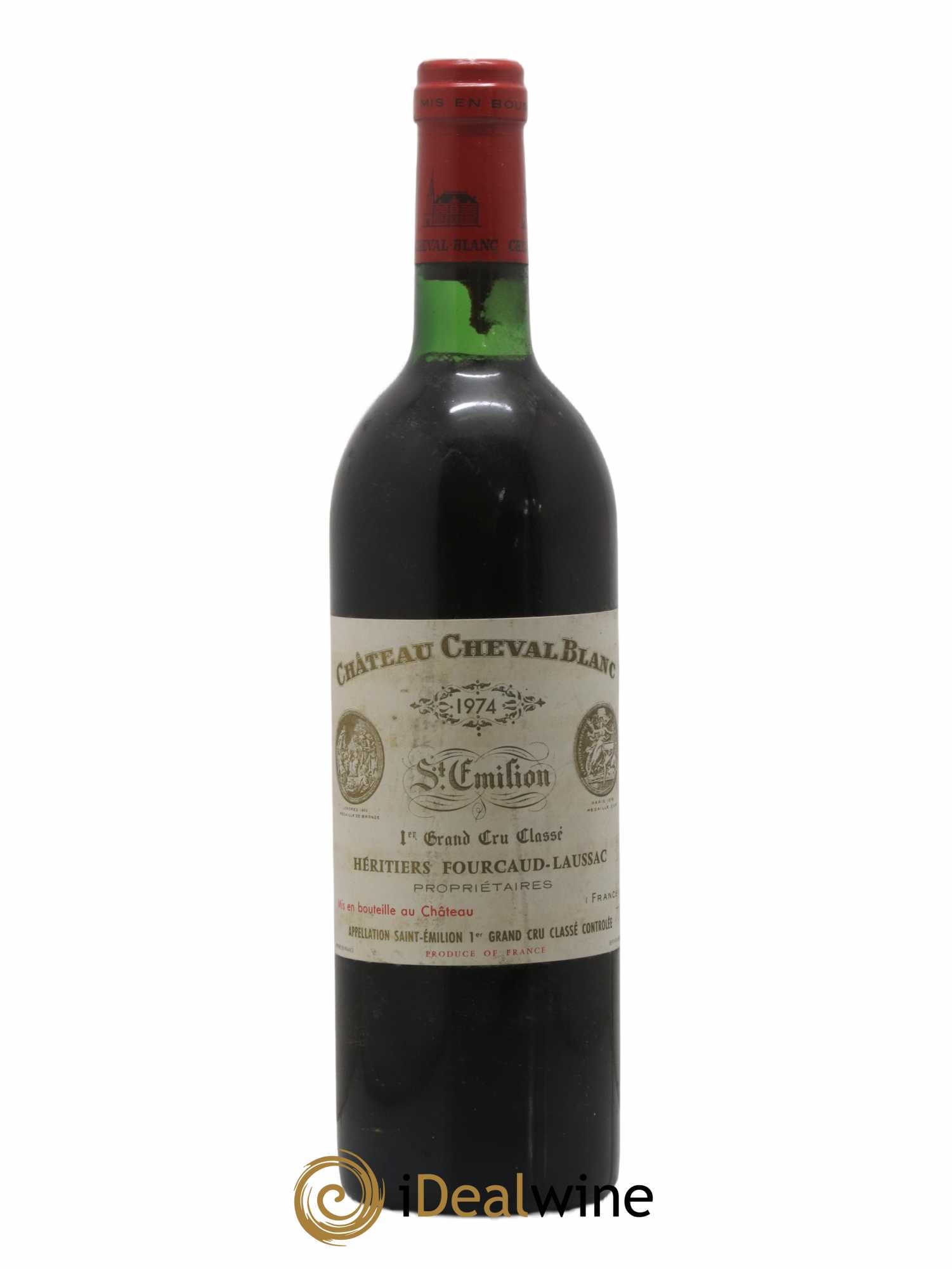 Château Cheval Blanc 1er Grand Cru Classé A 1974 - Lot de 1 bouteille - 0
