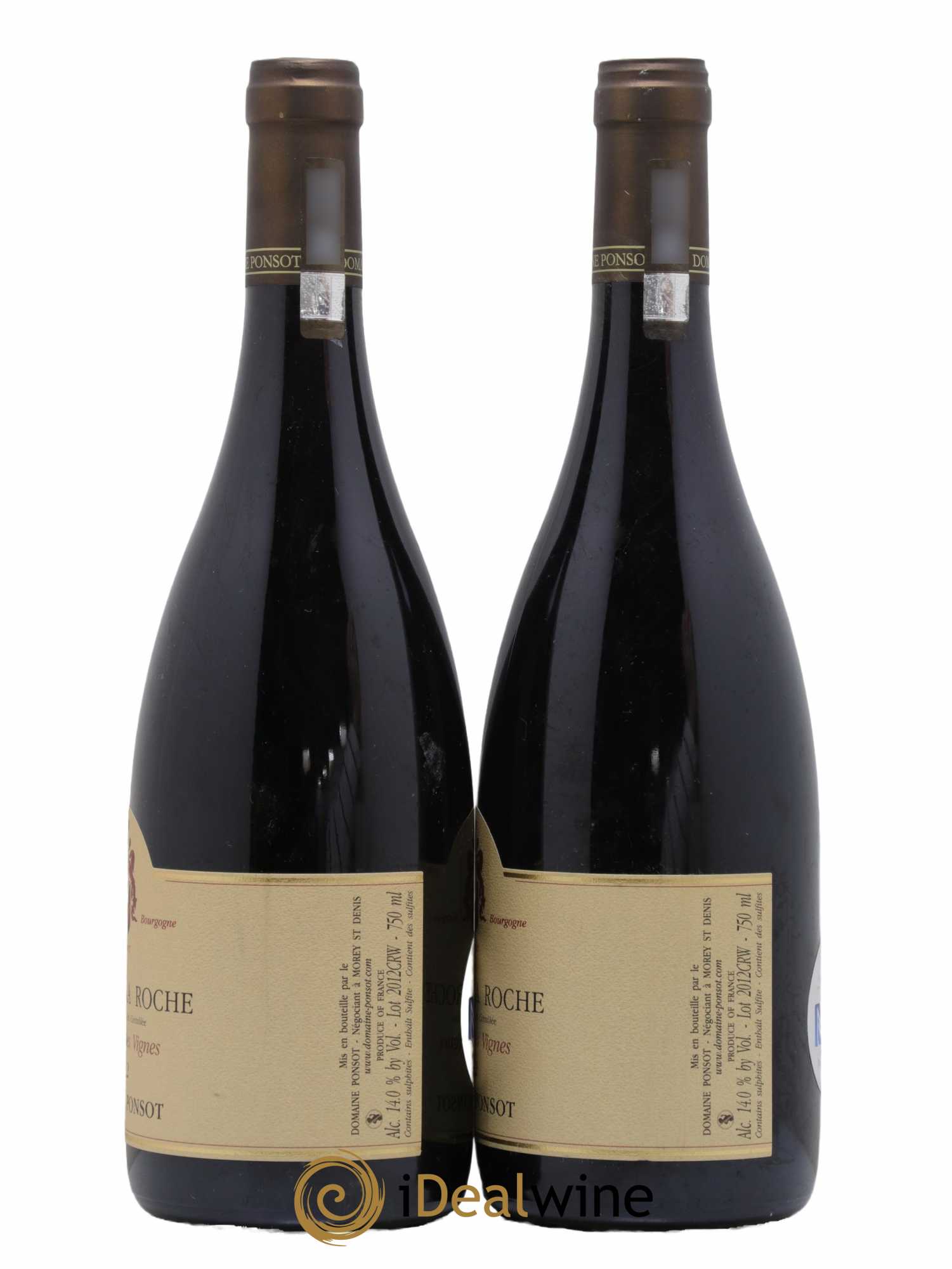 Clos de la Roche Grand Cru Vieilles Vignes Ponsot (Domaine) 2012 - Lot de 2 bouteilles - 1