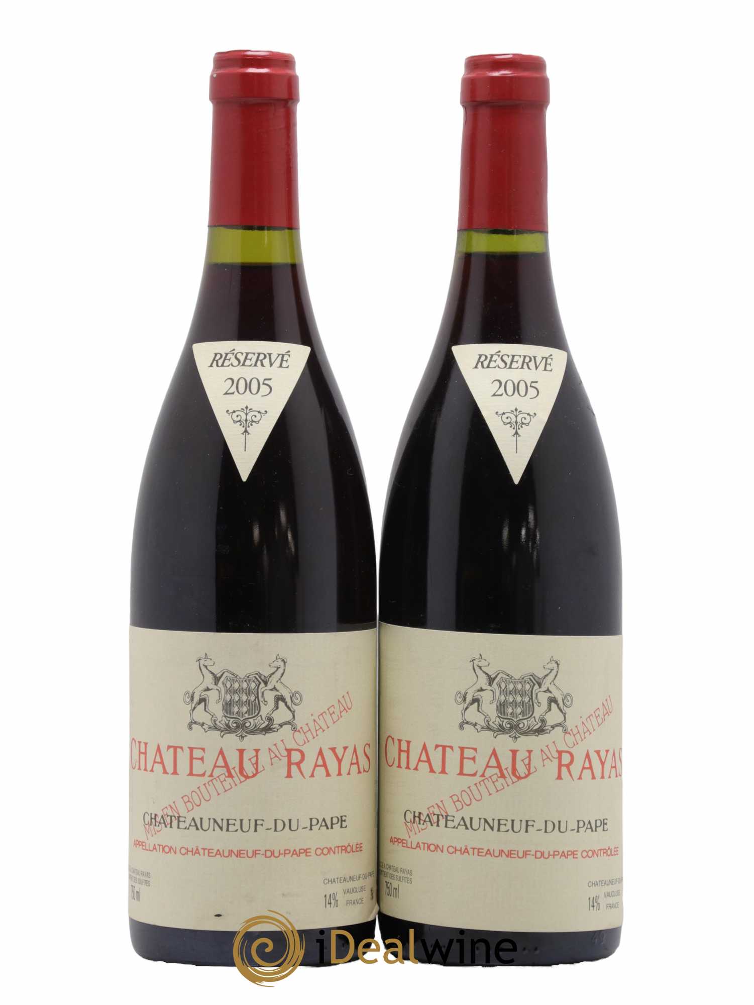 Châteauneuf-du-Pape Château Rayas Emmanuel Reynaud 2005 - Lot de 2 bouteilles - 0