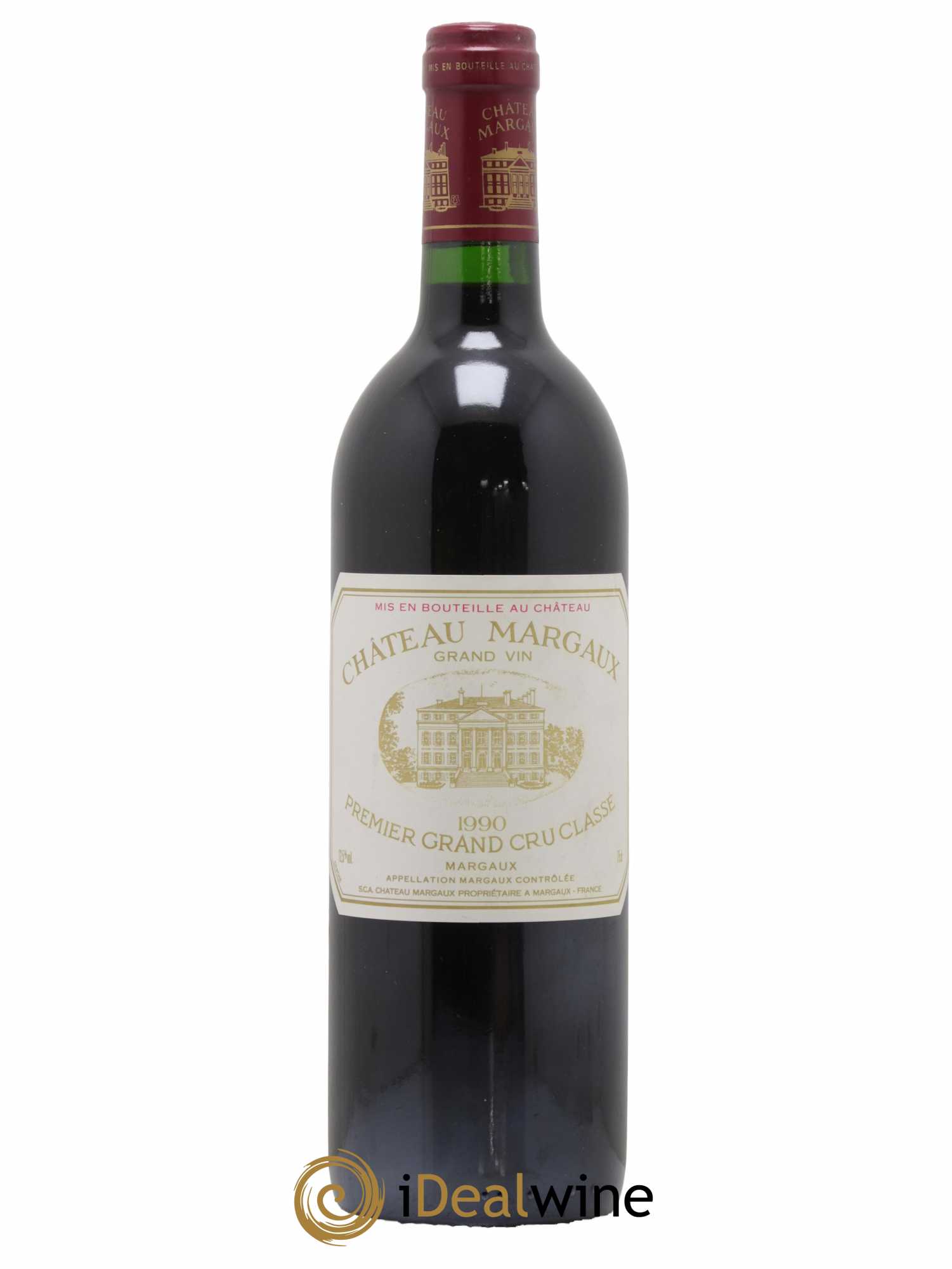 Château Margaux 1er Grand Cru Classé 1990 - Lot de 1 bouteille - 0