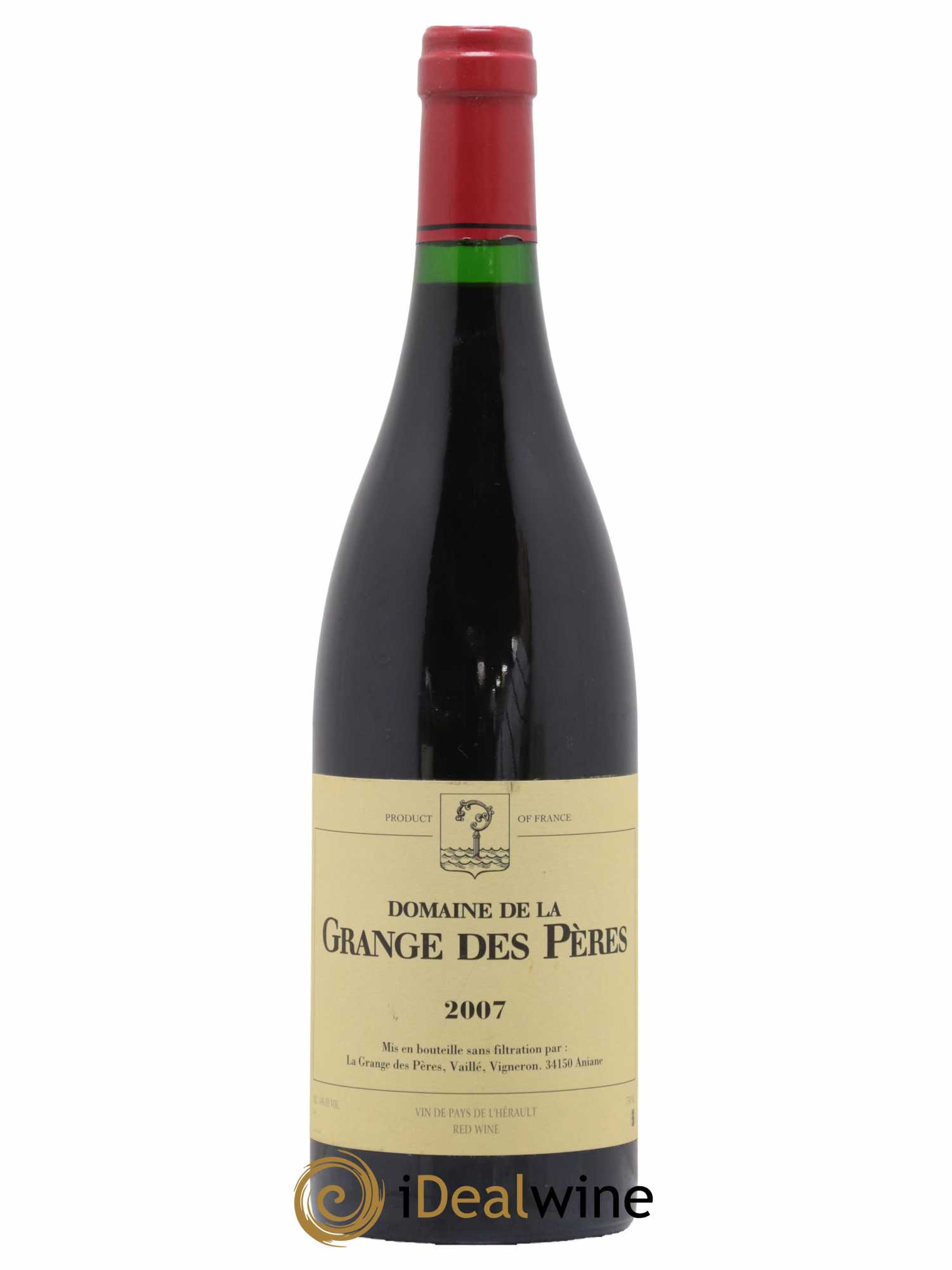 Pays d'Hérault Grange des Pères Laurent Vaillé 2007 - Lot de 1 bouteille - 0