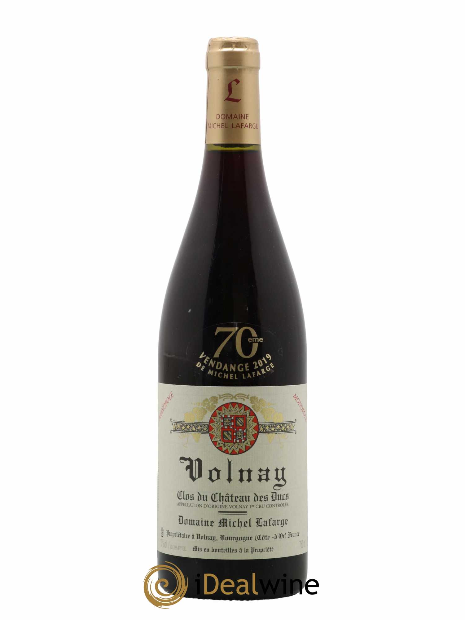Volnay 1er Cru Clos du Château des Ducs Lafarge (Domaine) 2019 - Lot de 1 bouteille - 0