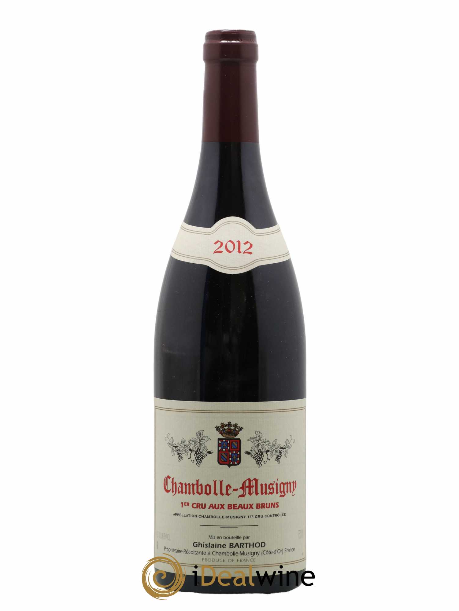 Chambolle-Musigny 1er Cru Aux Beaux Bruns Ghislaine Barthod 2012 - Lot de 1 bouteille - 0