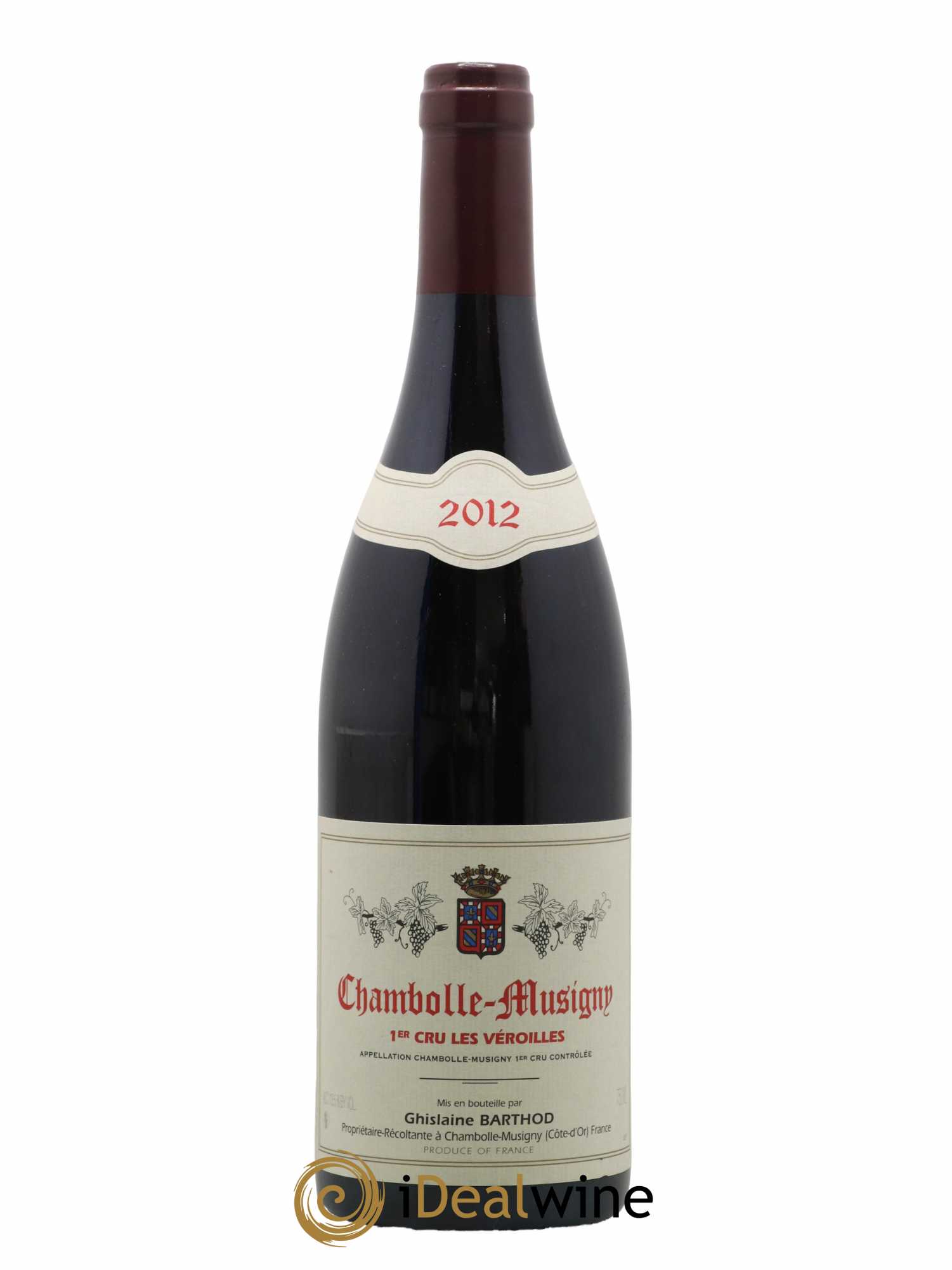 Chambolle-Musigny 1er Cru Les Véroilles Ghislaine Barthod 2012 - Lot de 1 bouteille - 0
