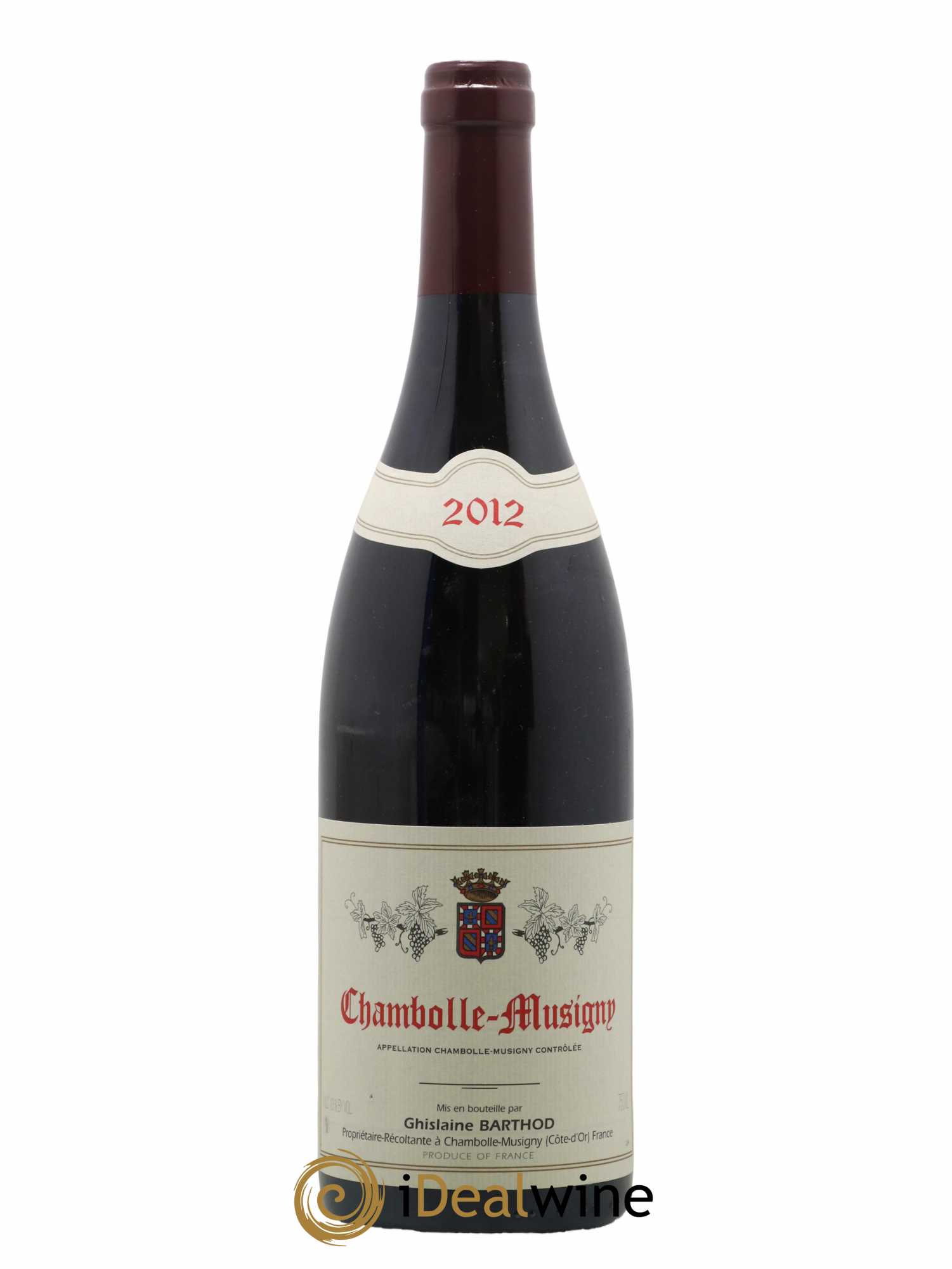Chambolle-Musigny Ghislaine Barthod 2012 - Lot de 1 bouteille - 0