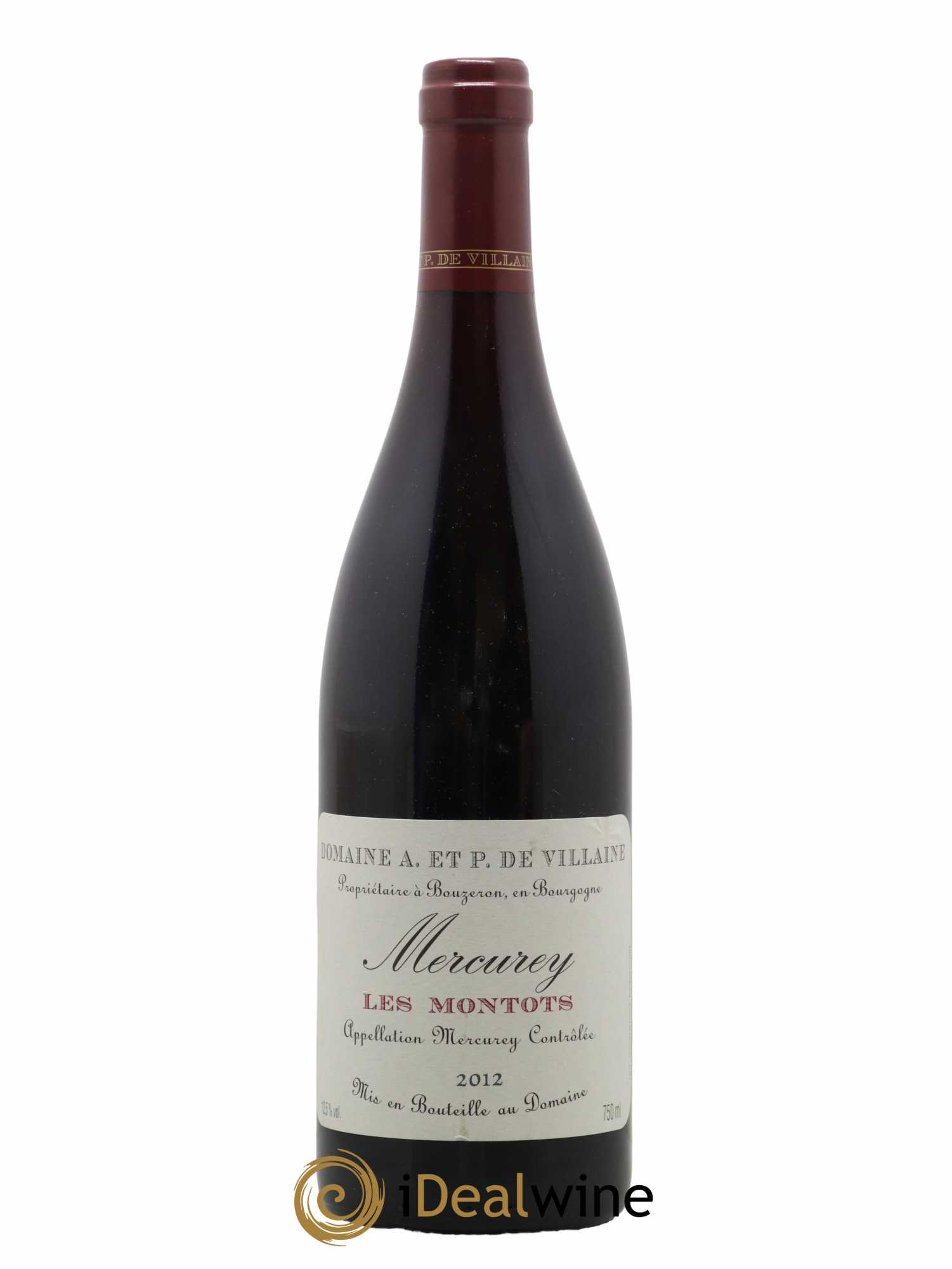Mercurey Les Montots Domaine de Villaine 2012 - Lot de 1 bouteille - 0