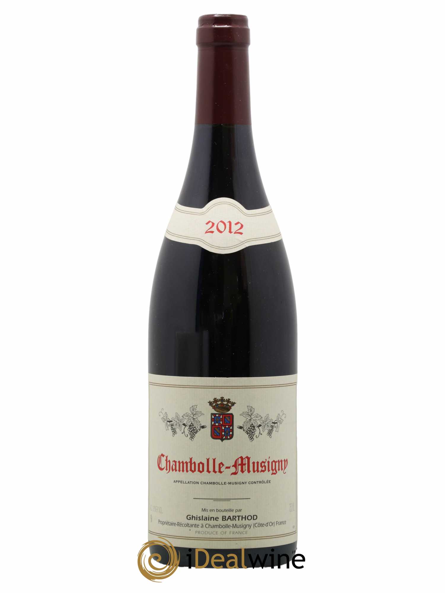 Chambolle-Musigny Ghislaine Barthod 2012 - Lot de 1 bouteille - 0
