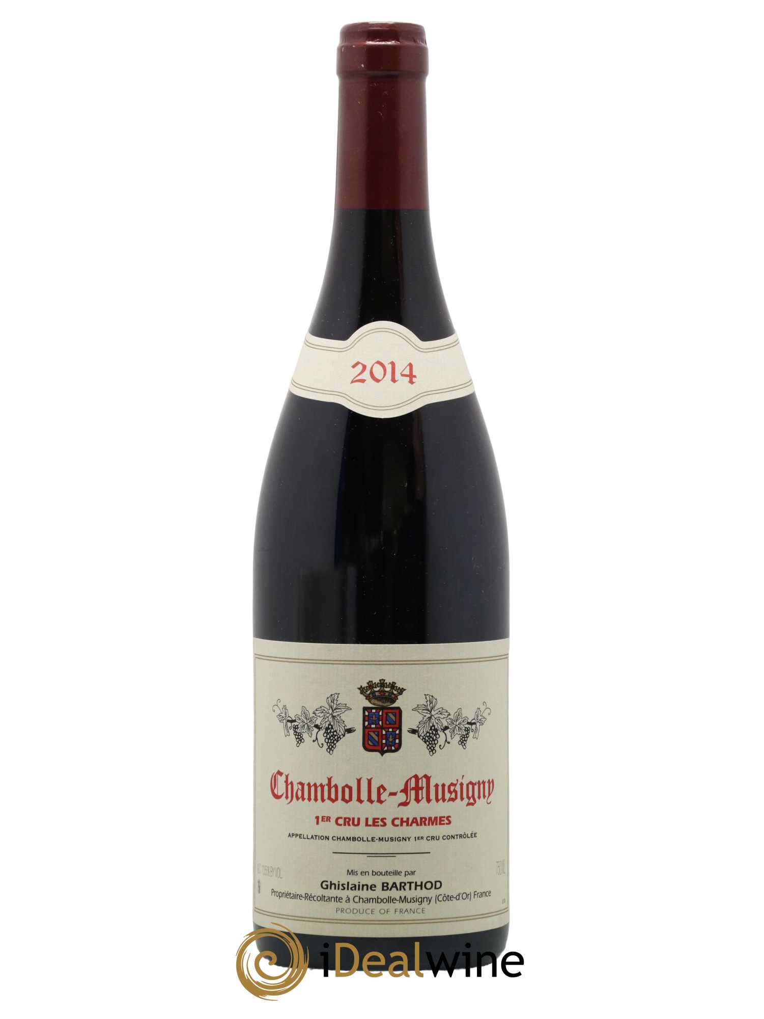Chambolle-Musigny 1er Cru Les Charmes Ghislaine Barthod 2014 - Lot de 1 bouteille - 0