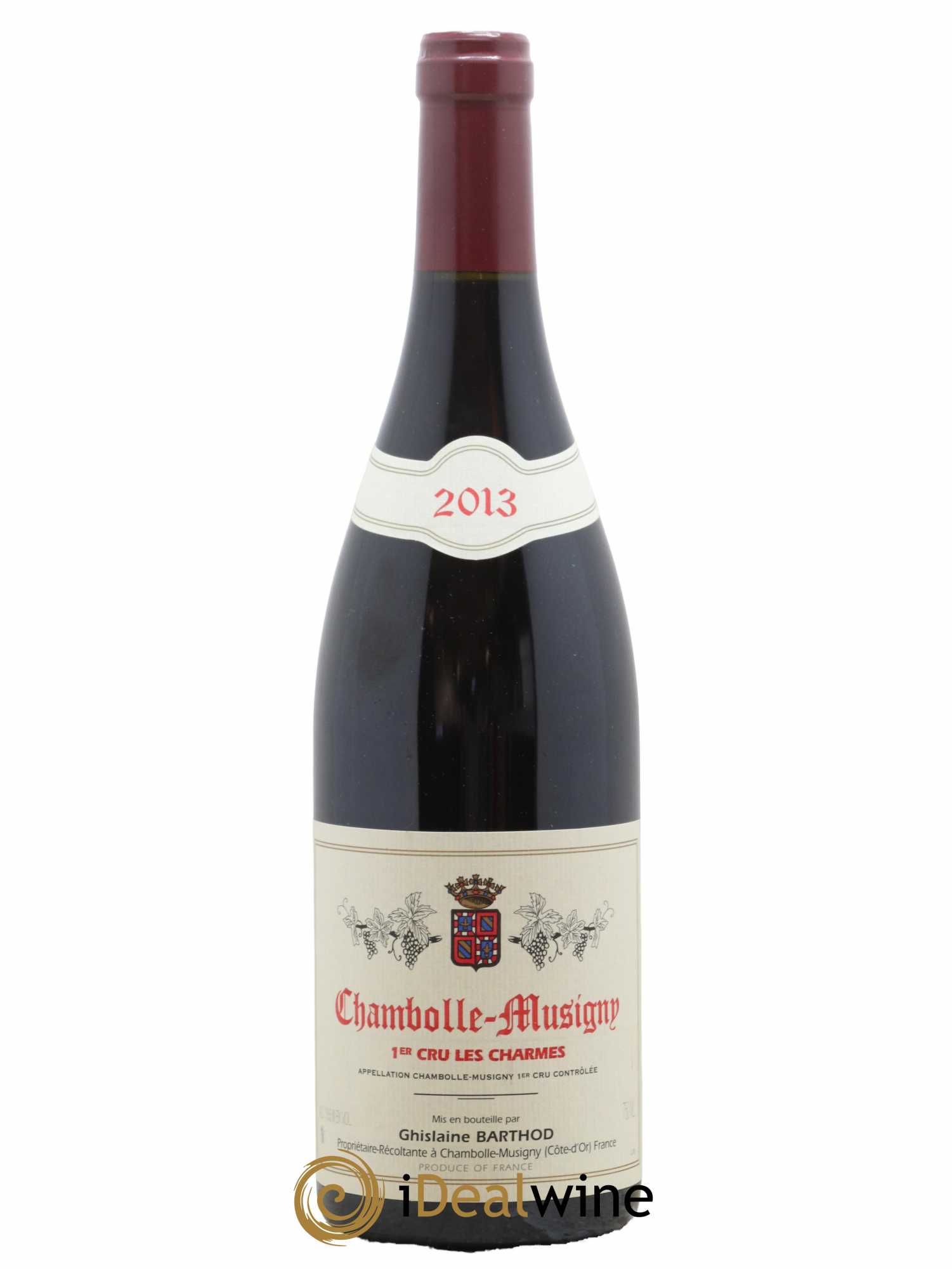 Chambolle-Musigny 1er Cru Les Charmes Ghislaine Barthod 2013 - Lot de 1 bouteille - 0