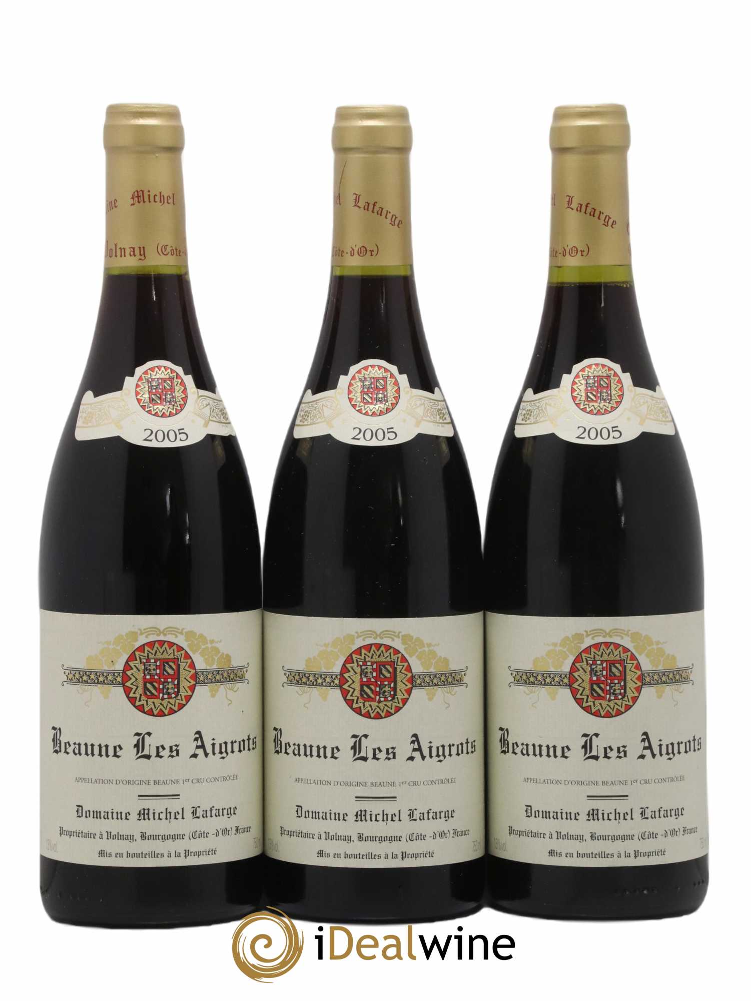 Beaune 1er Cru Les Aigrots Lafarge (Domaine) 2005 - Lot de 3 bouteilles - 0