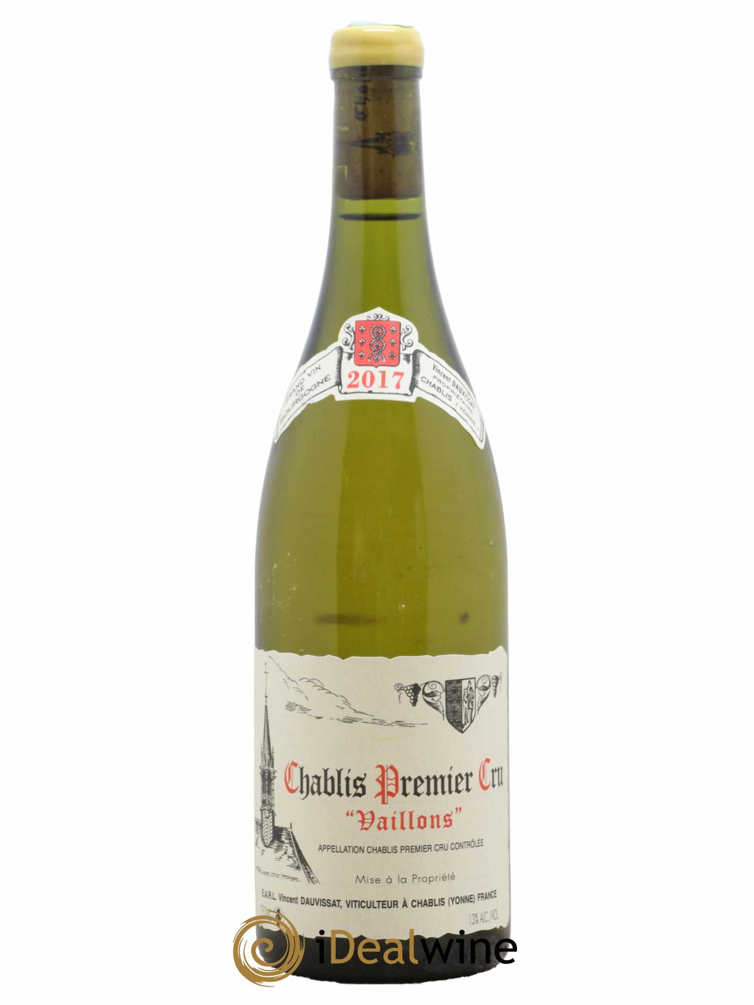 Chablis 1er Cru Vaillons Vincent Dauvissat (Domaine) 2017 - Lot de 1 bouteille - 0