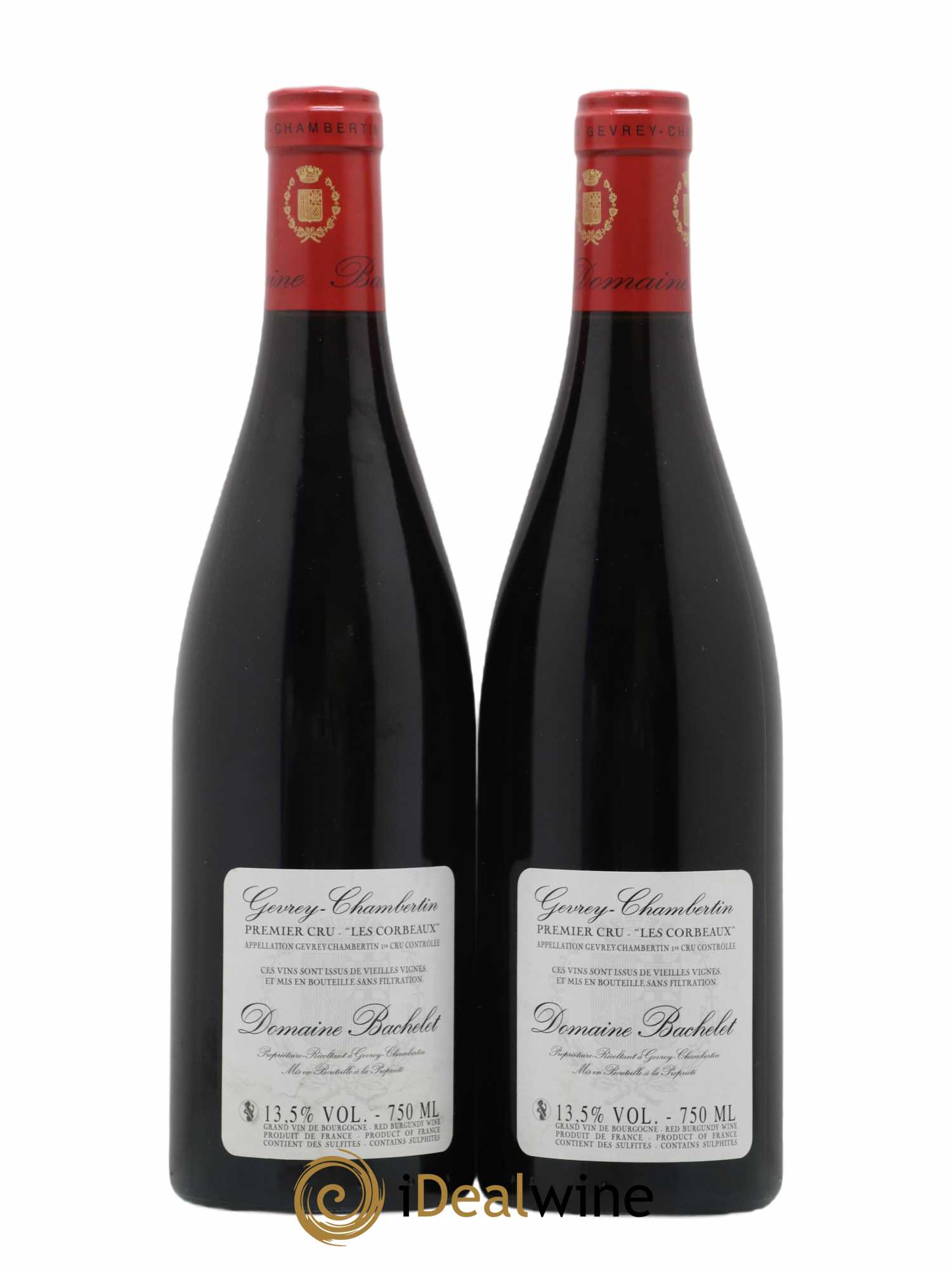 Gevrey-Chambertin 1er Cru Les Corbeaux Vieilles Vignes Denis Bachelet (Domaine) 2009 - Lot de 2 bouteilles - 1