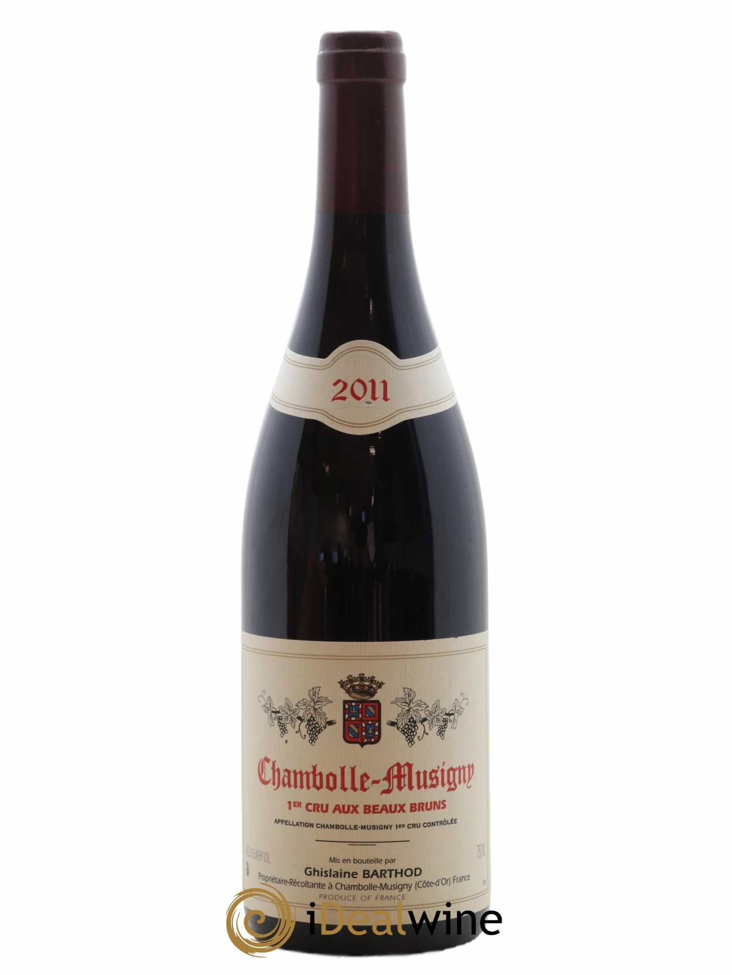 Chambolle-Musigny 1er Cru Aux Beaux Bruns Ghislaine Barthod 2011 - Lot of 1 bottle - 0