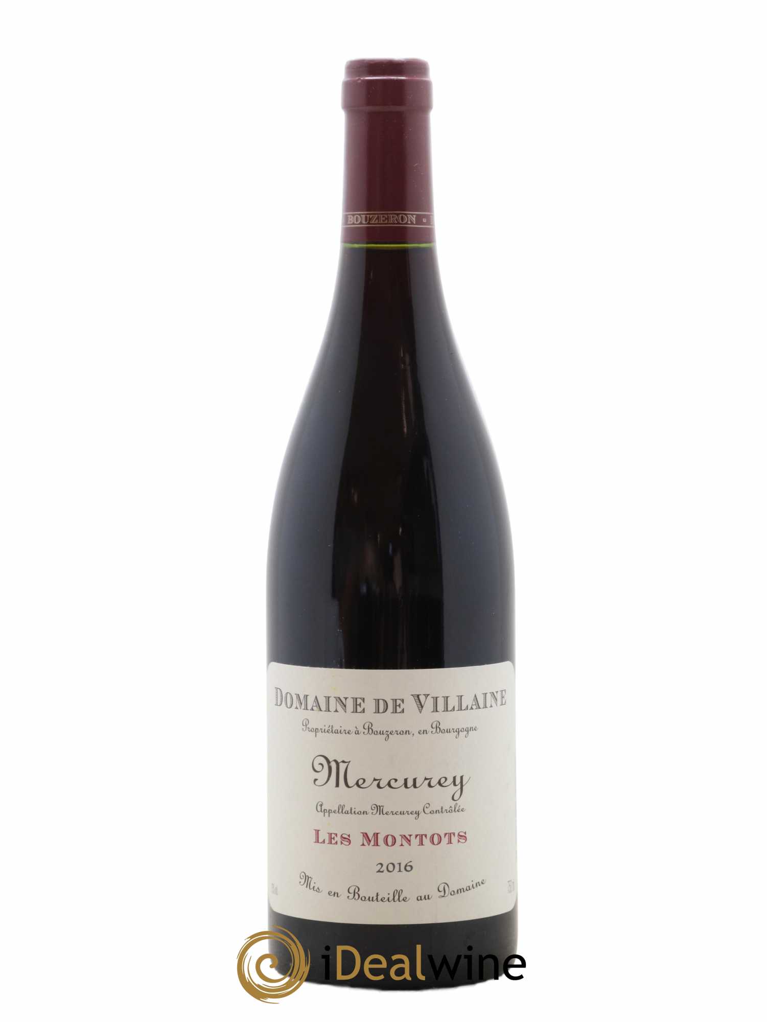 Mercurey Les Montots Domaine de Villaine 2016 - Lot de 1 bouteille - 0