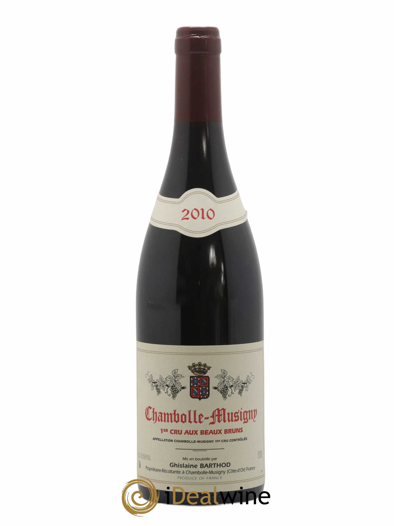 Chambolle-Musigny 1er Cru Aux Beaux Bruns Ghislaine Barthod 2010 - Lot de 1 bouteille - 0