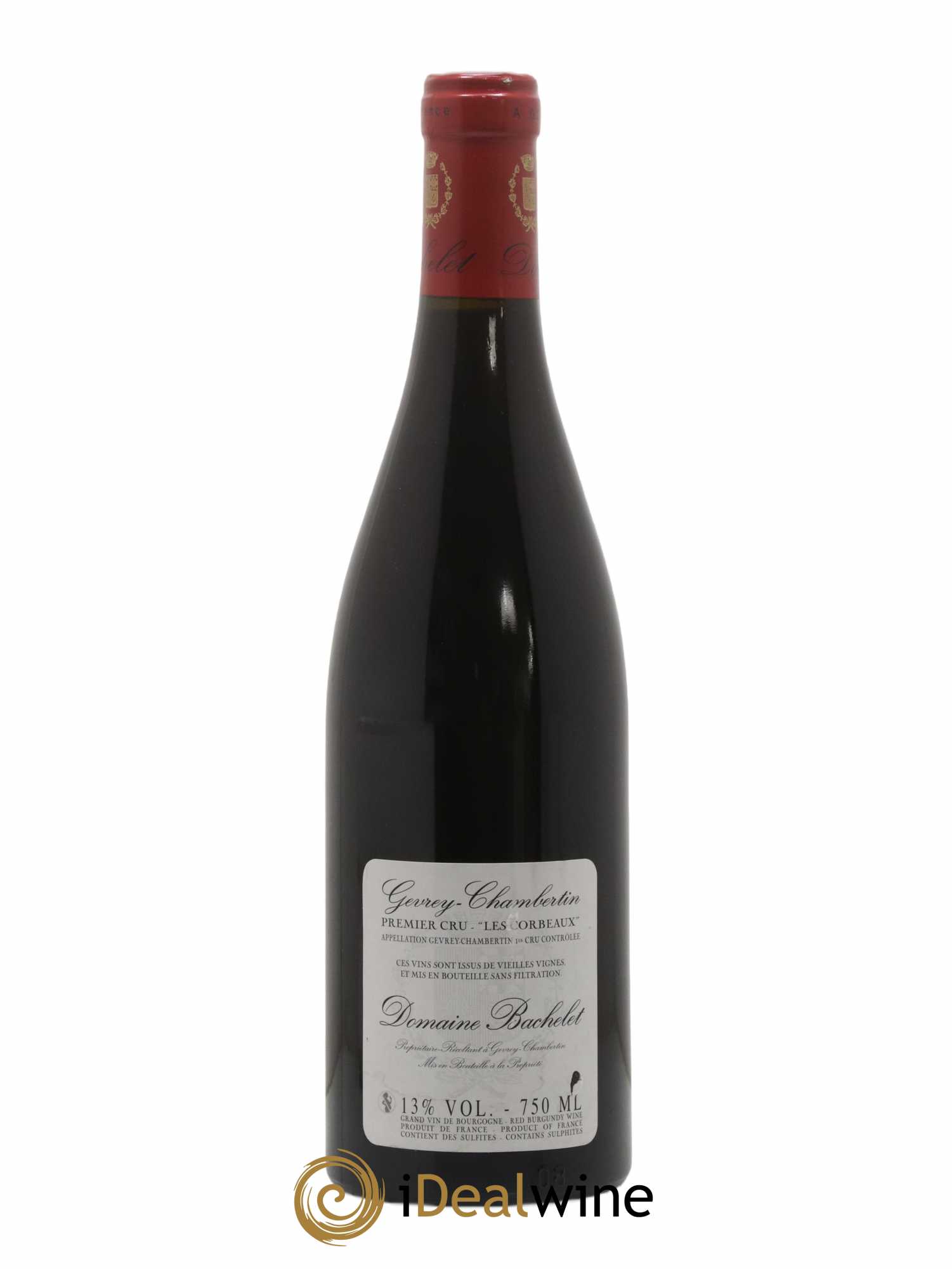 Gevrey-Chambertin 1er Cru Les Corbeaux Vieilles Vignes Denis Bachelet (Domaine) 2010 - Lot de 1 bouteille - 1