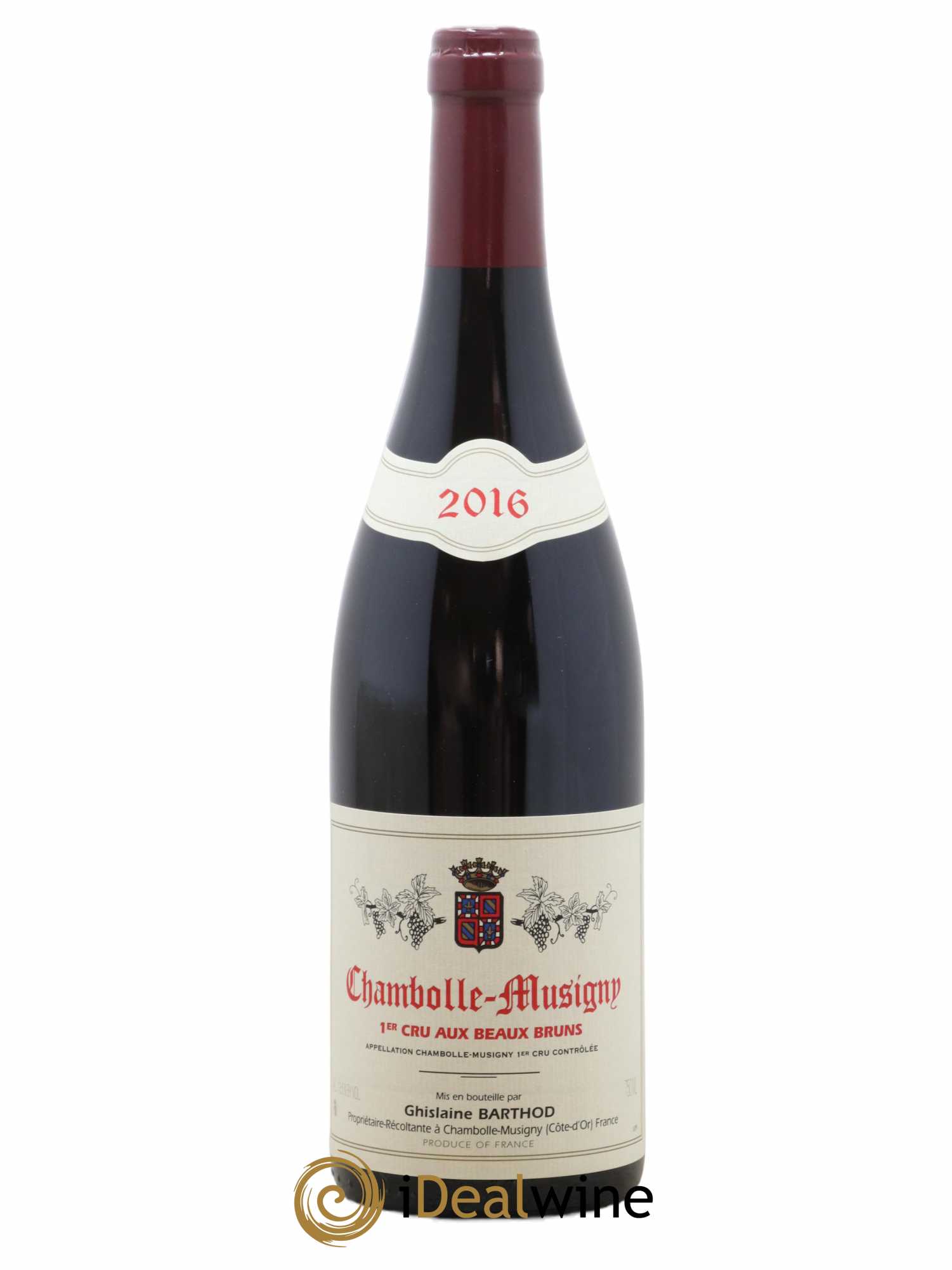 Chambolle-Musigny 1er Cru Aux Beaux Bruns Ghislaine Barthod 2016 - Lot de 1 bouteille - 0