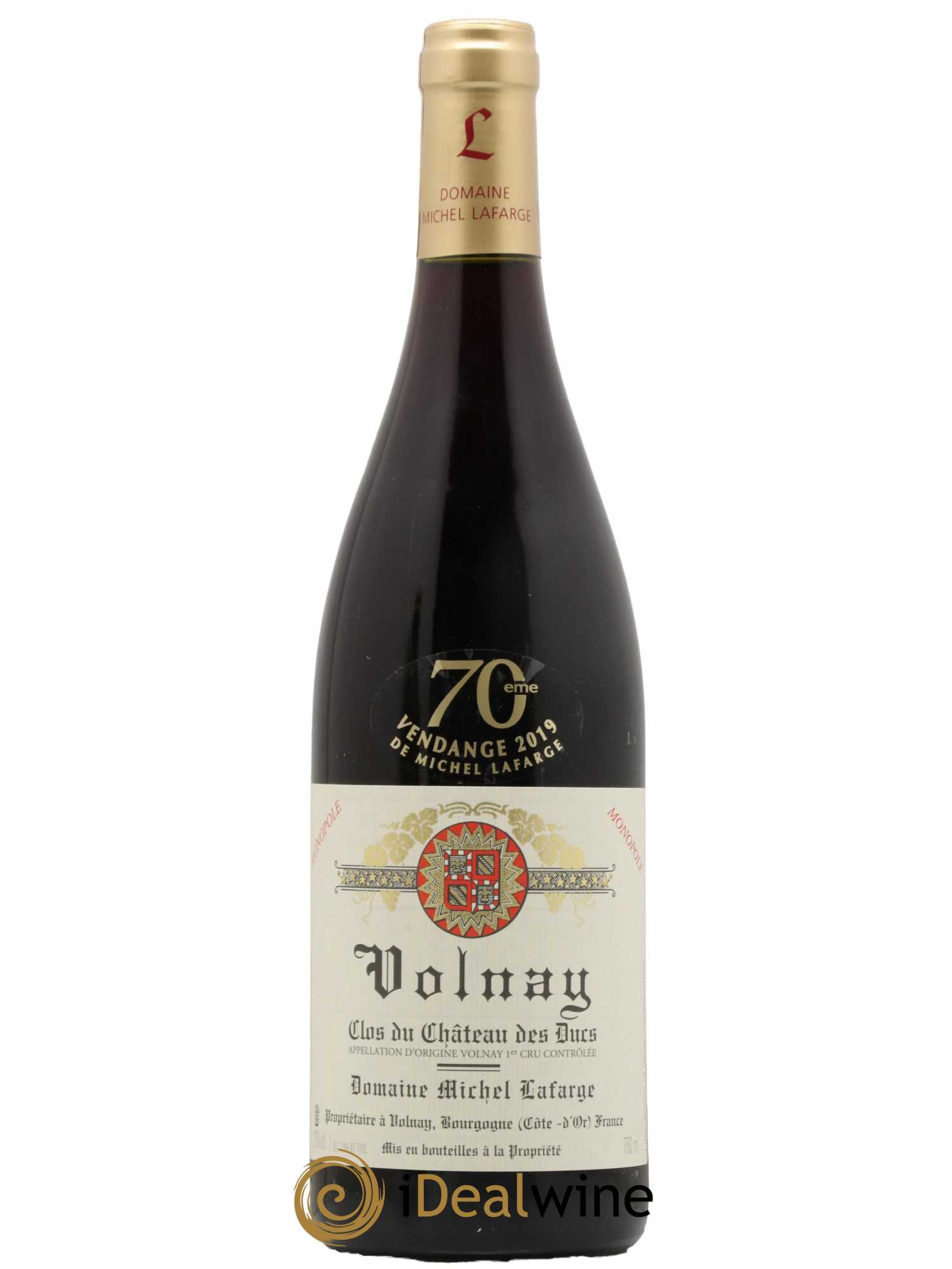 Volnay 1er Cru Clos du Château des Ducs Lafarge (Domaine) 2019 - Lot de 1 bouteille - 0