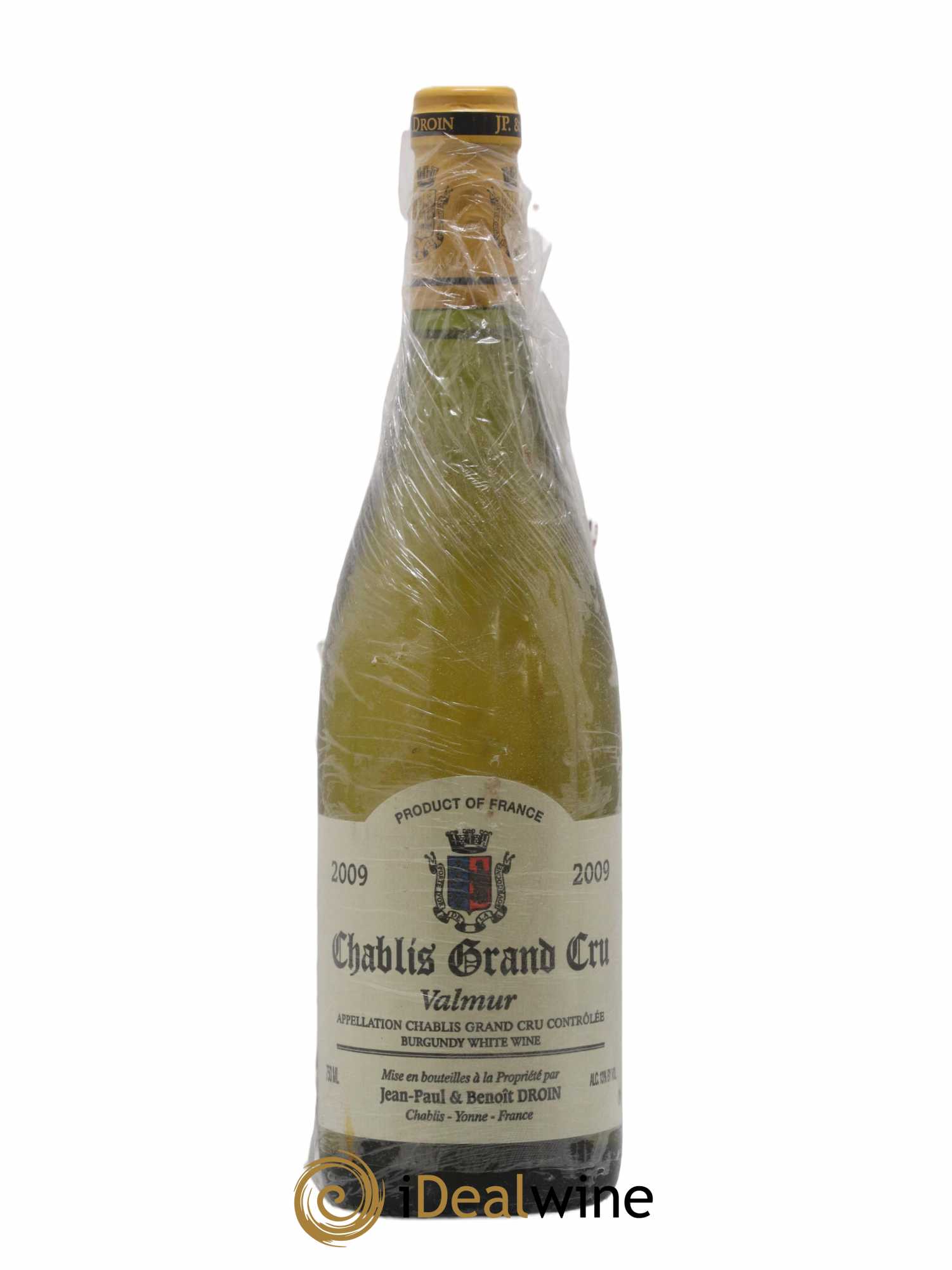 Chablis Grand Cru Valmur Jean-Paul & Benoît Droin (Domaine) 2009 - Lot de 1 bouteille - 0