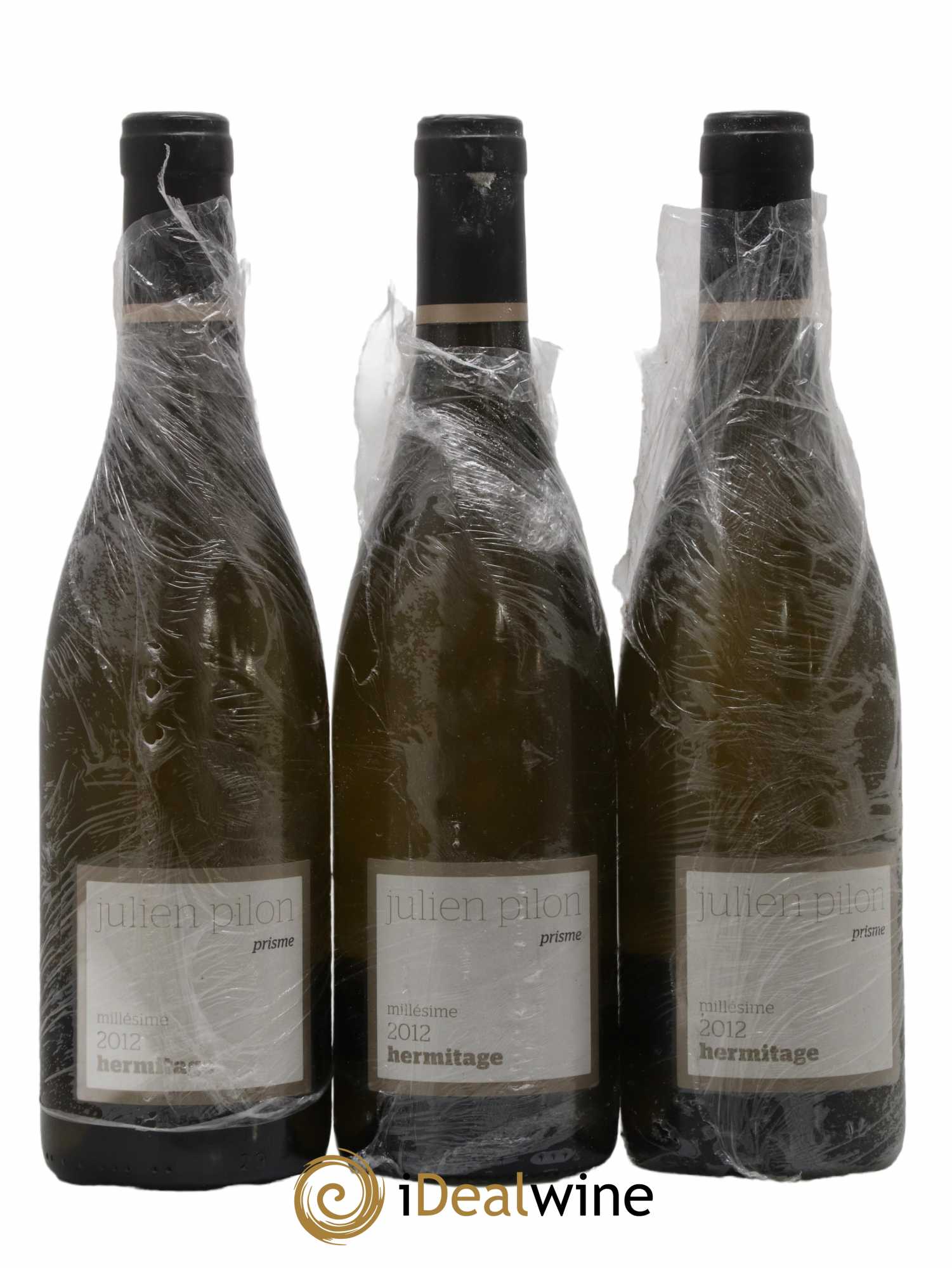 Hermitage Prisme Julien Pilon (no reserve) 2012 - Lot of 3 bottles - 0