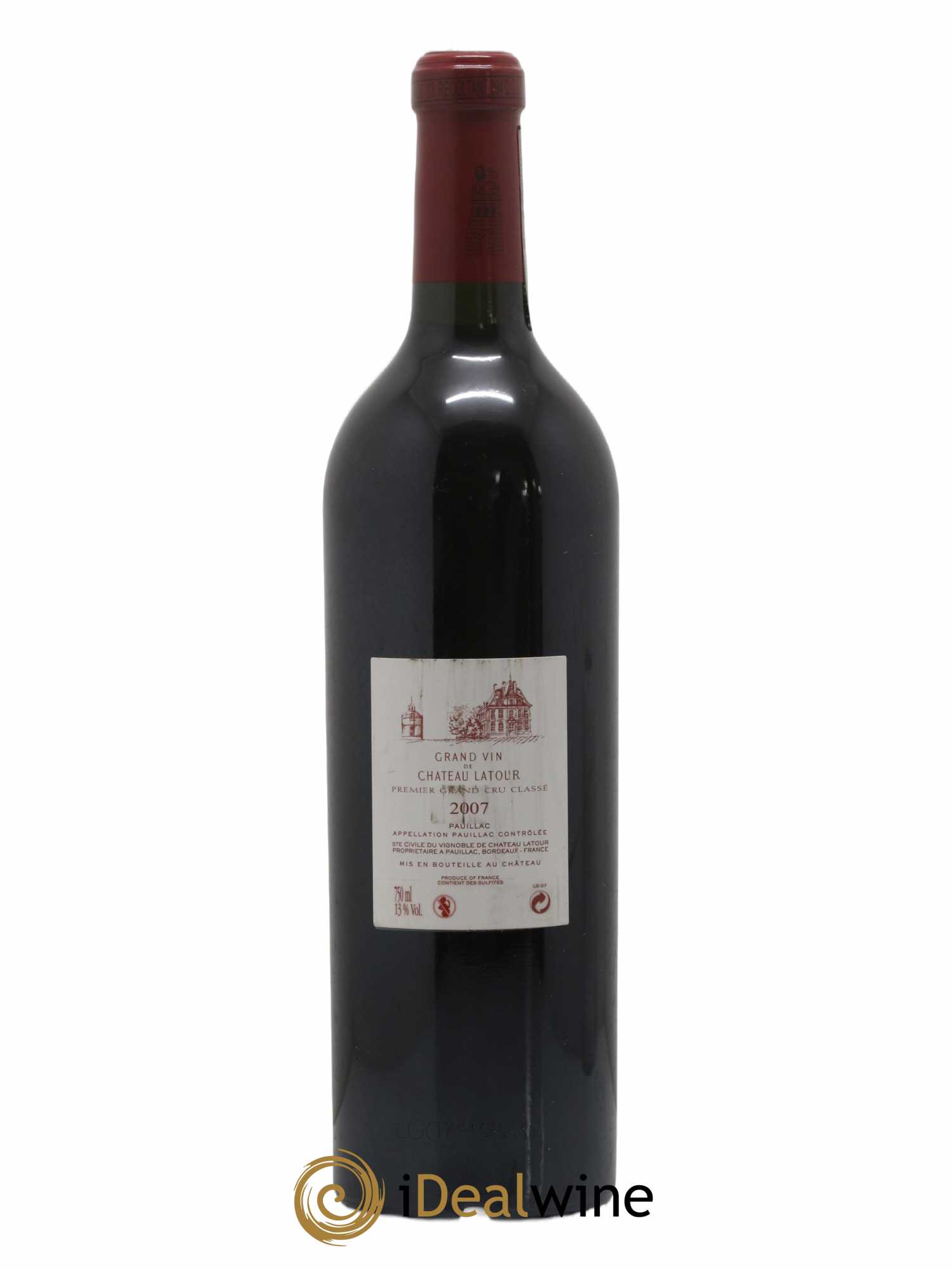 Château Latour 1er Grand Cru Classé 2007 - Lot de 1 bouteille - 1