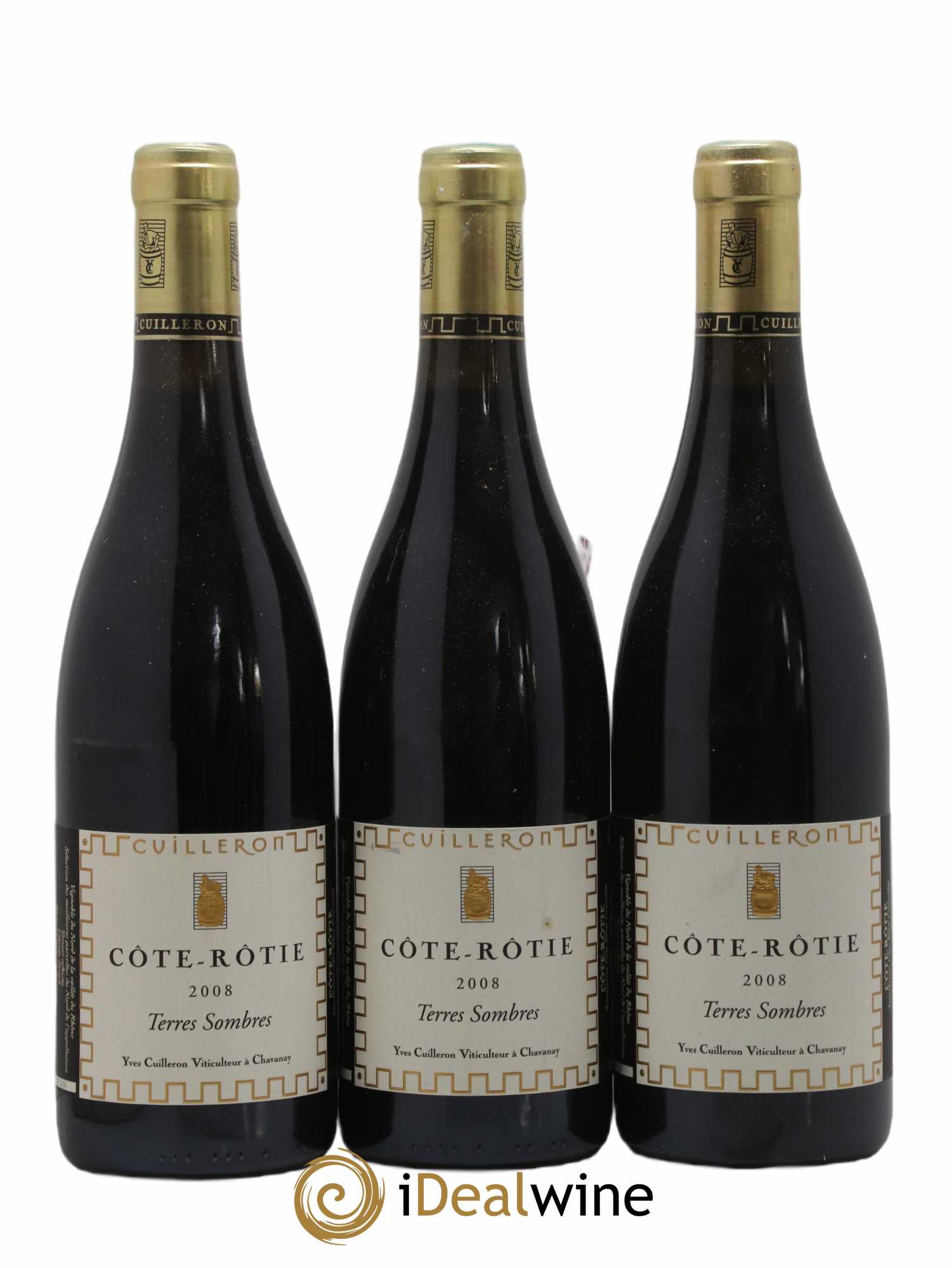 Côte-Rôtie Terres Sombres Yves Cuilleron (Domaine) 2008 - Lot de 3 bouteilles - 0