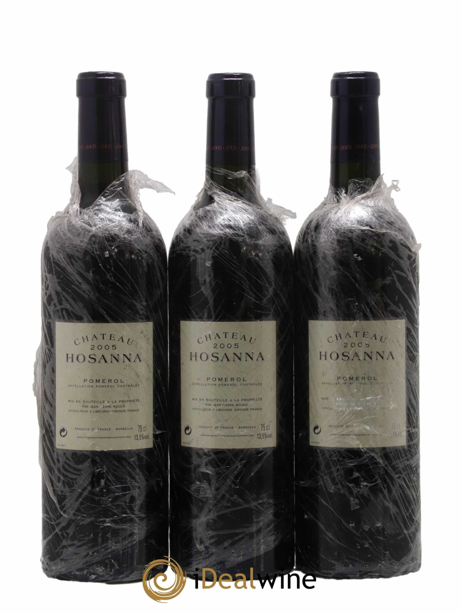 Château Hosanna 2005 - Lot of 3 bottles - 1