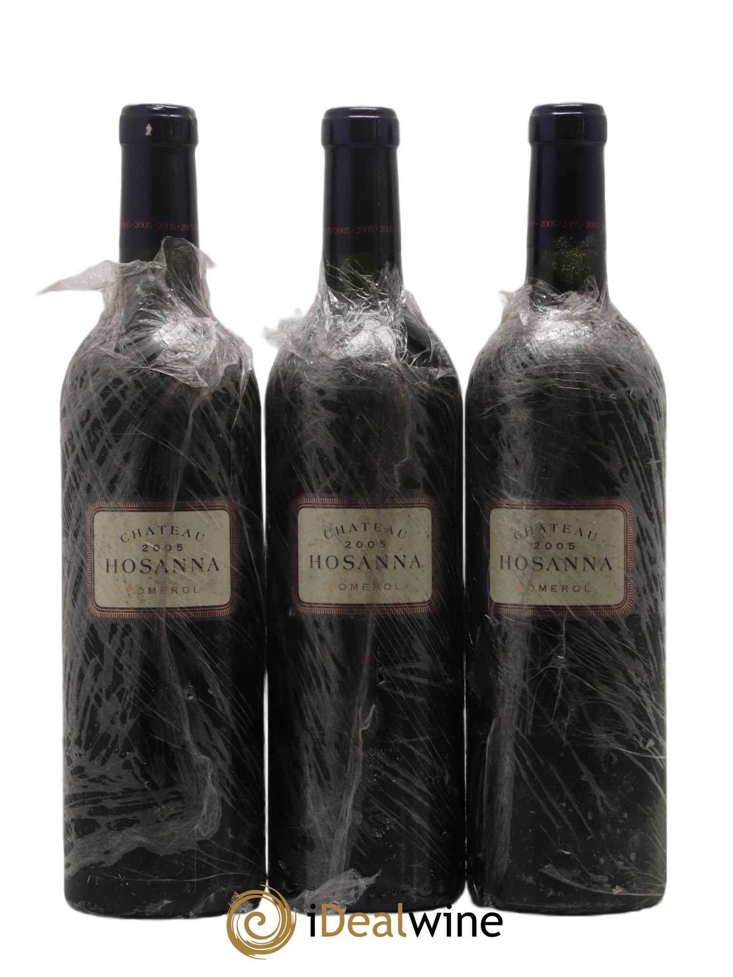 Château Hosanna 2005 - Lot of 3 bottles - 0