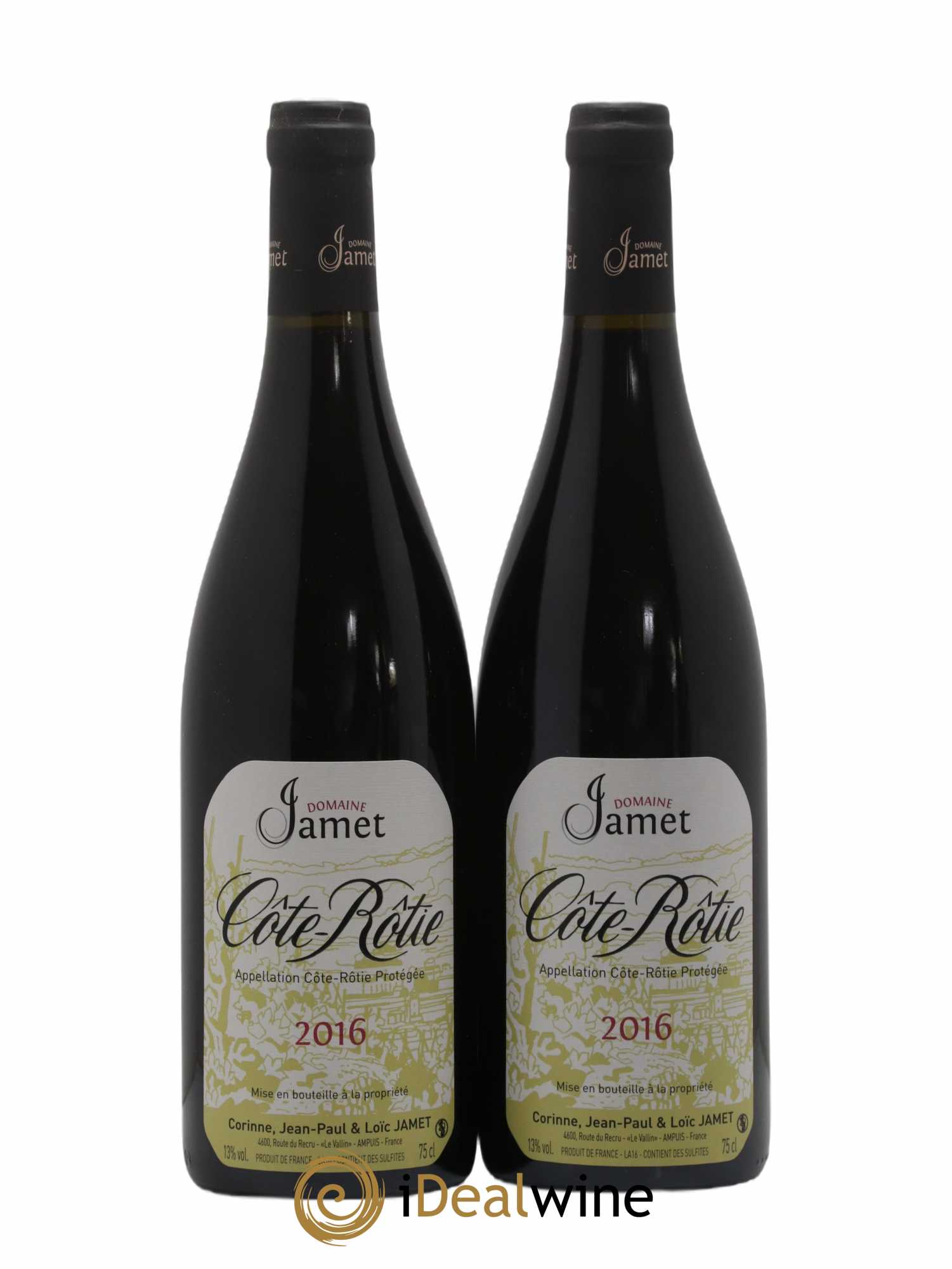 Côte-Rôtie Jamet (Domaine) 2016 - Lot de 2 bouteilles - 0