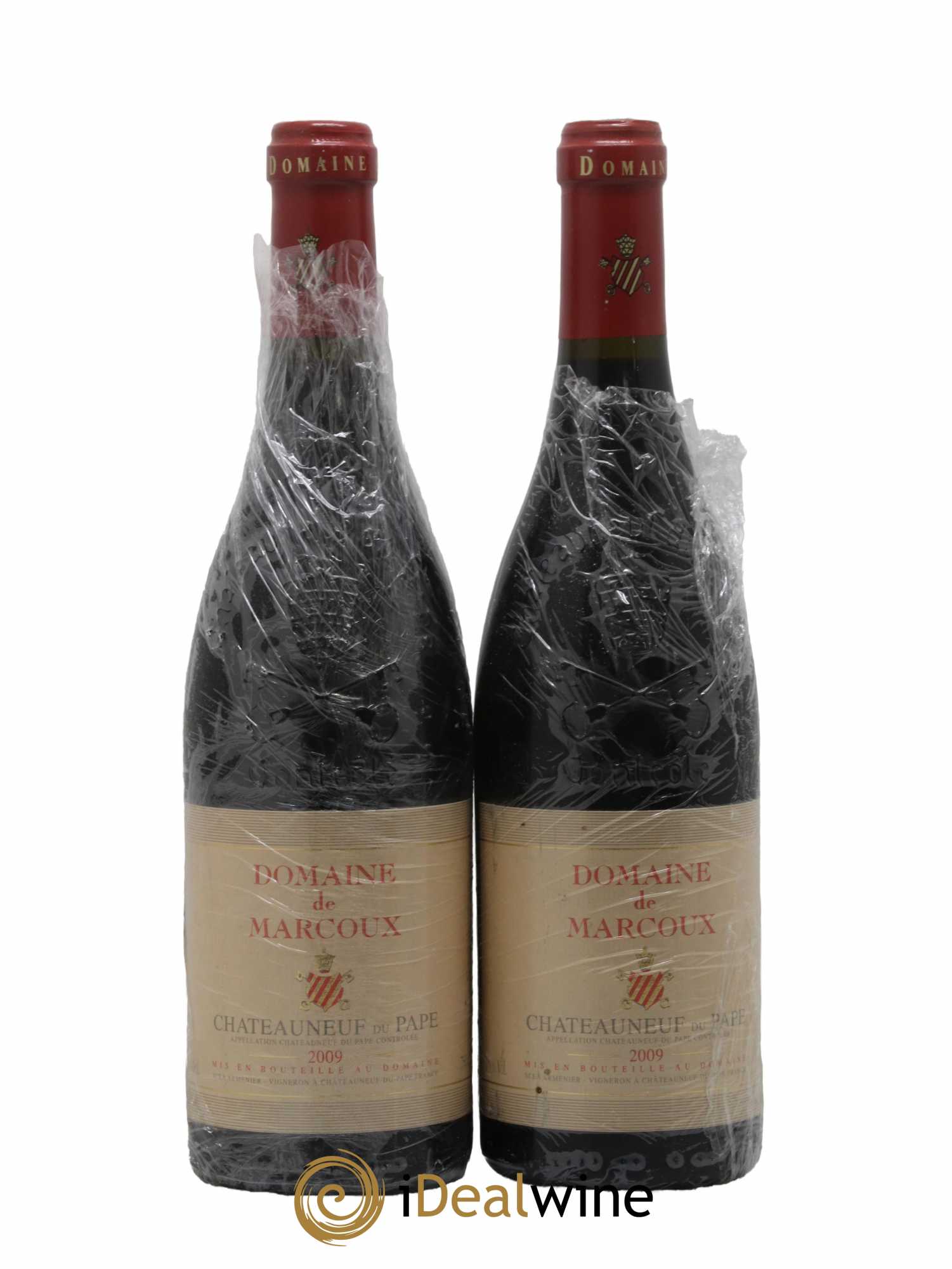 Châteauneuf-du-Pape Marcoux (Domaine de) 2009 - Lot de 2 bouteilles - 0