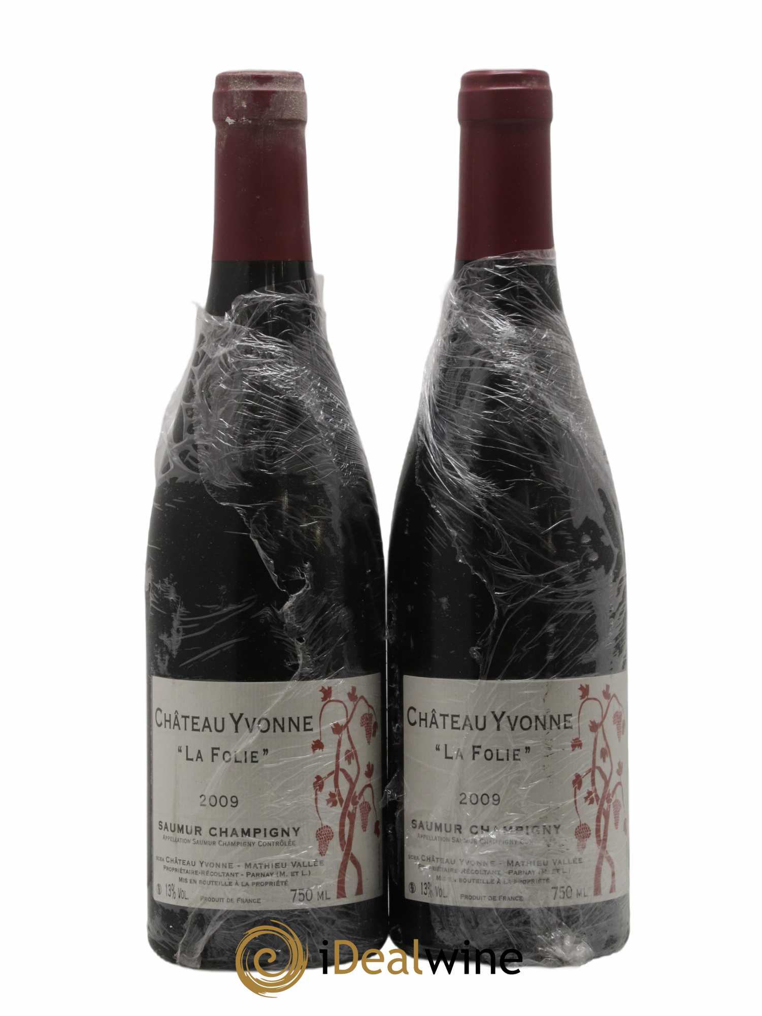 Saumur-Champigny La Folie Château Yvonne 2009 - Lot de 2 bouteilles - 0