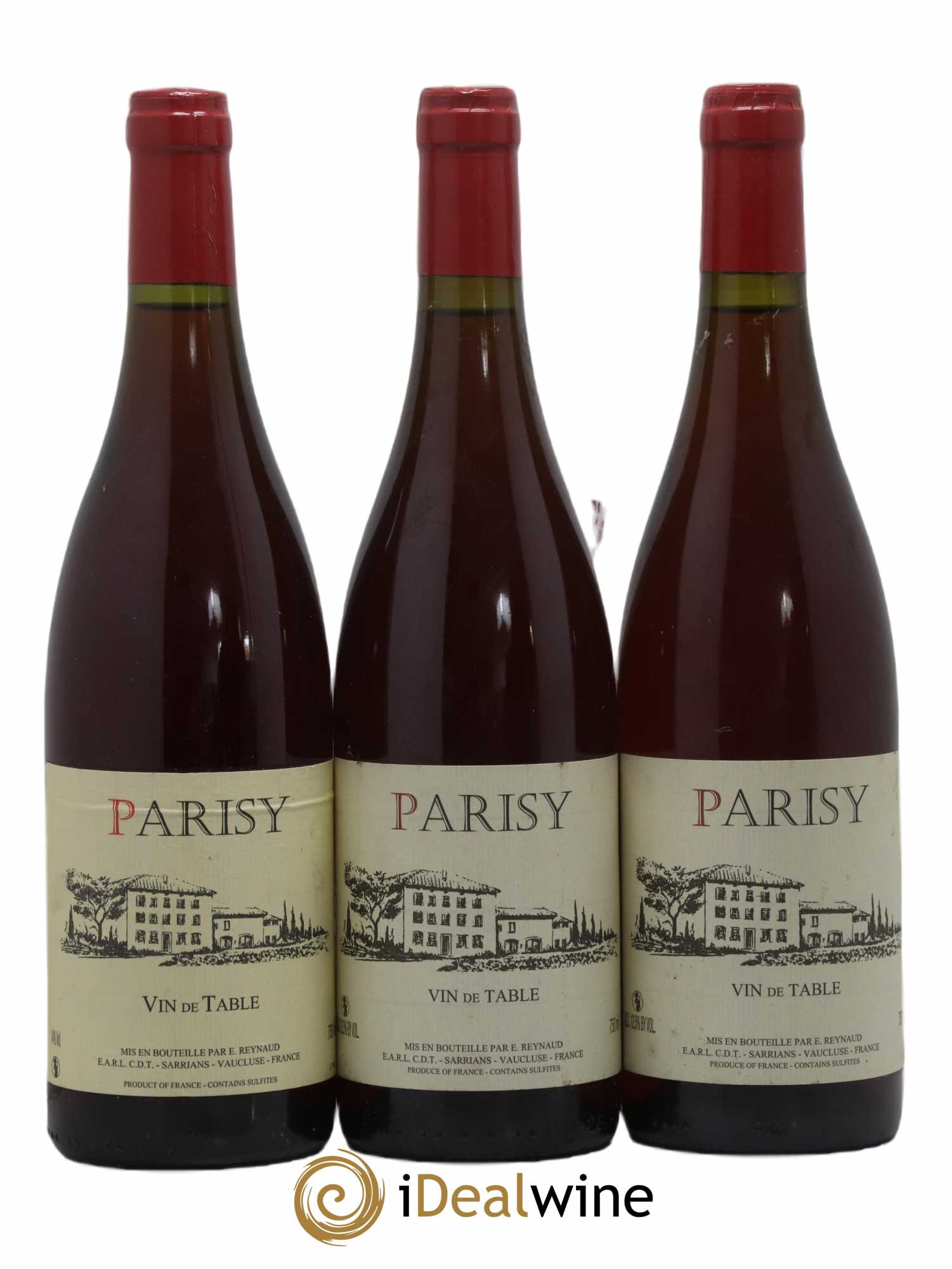 Vin de Table Parisy Emmanuel Reynaud - Lot de 3 bouteilles - 0