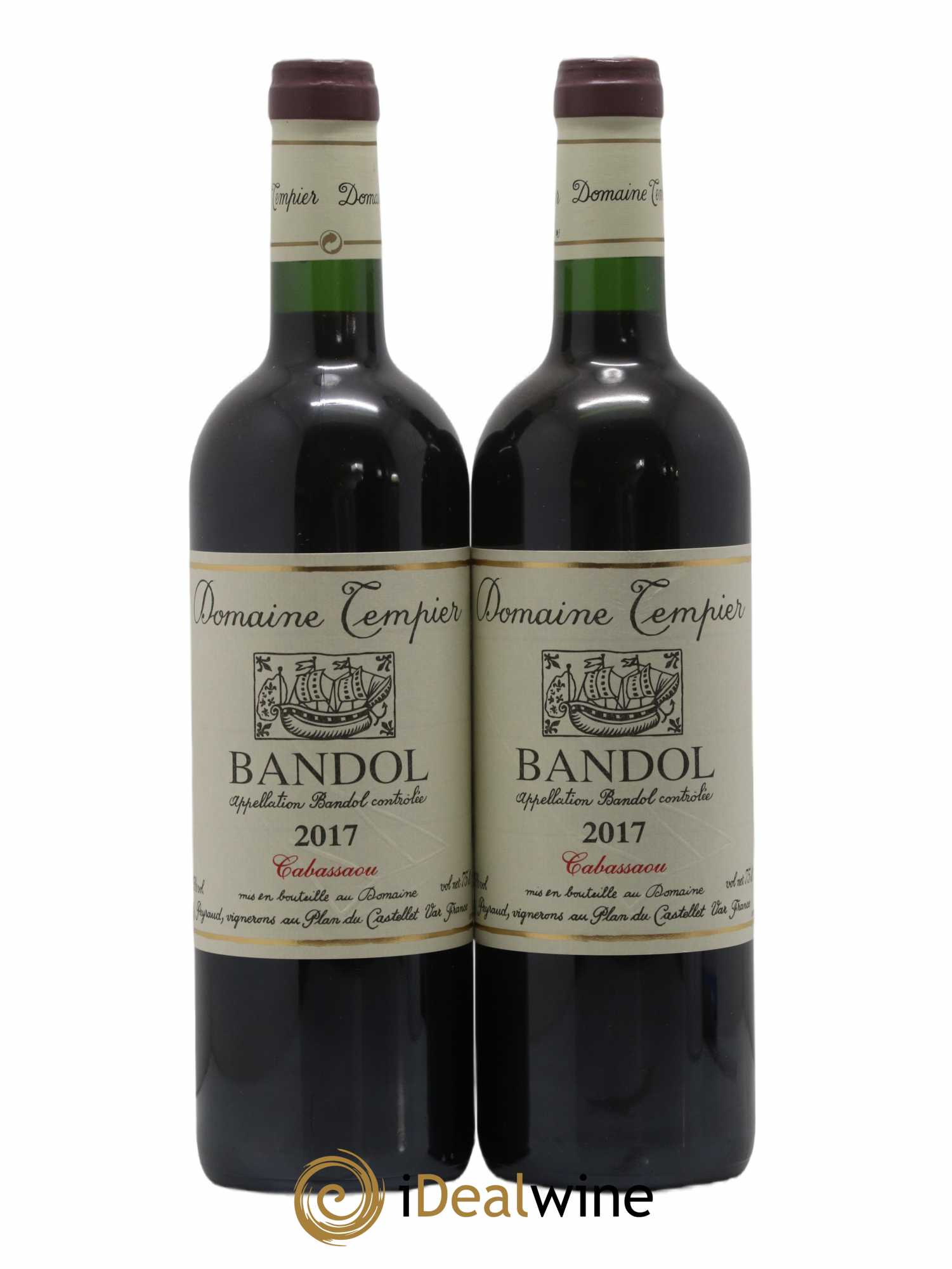 Bandol Domaine Tempier Cuvée Cabassaou Famille Peyraud 2017 - Lot de 2 bouteilles - 0