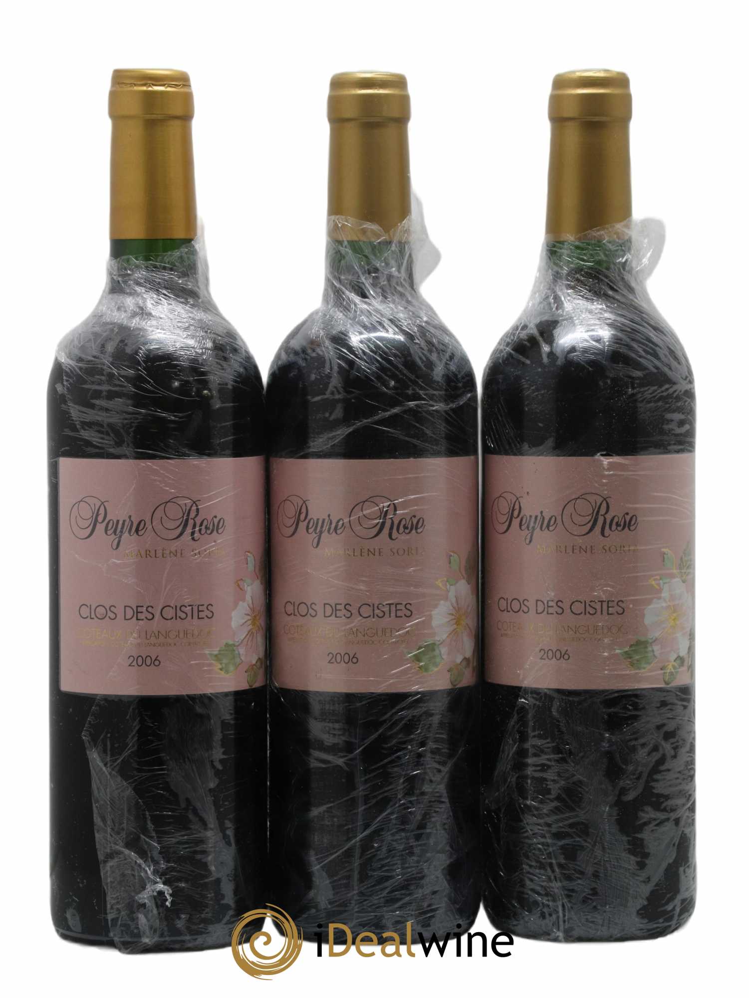 Vin de France (anciennement Coteaux du Languedoc) Domaine Peyre Rose Les Cistes Marlène Soria 2006 - Lot de 3 bouteilles - 0