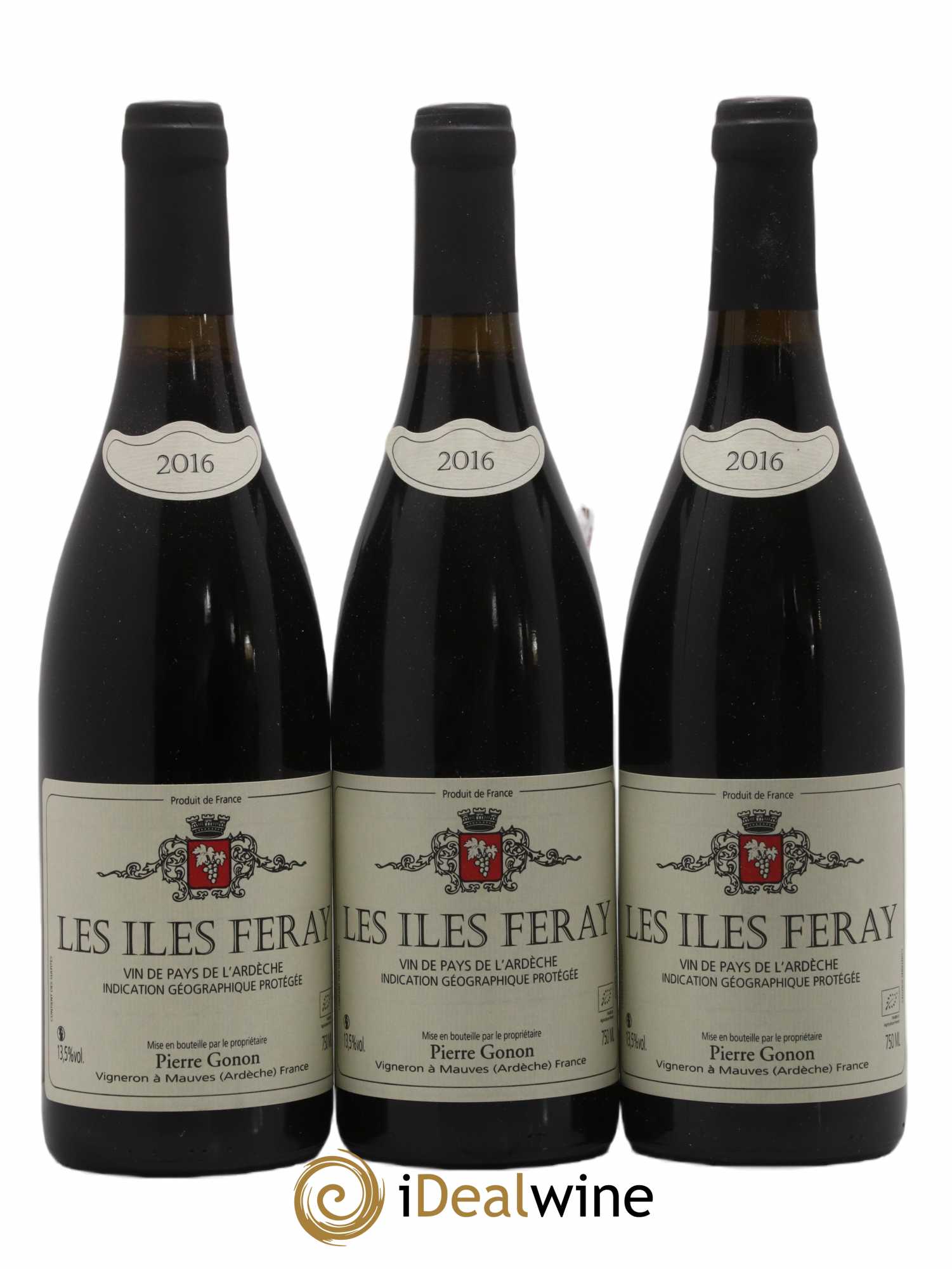 Ardèche Les Iles Feray Gonon (Domaine) 2016 - Lot de 3 bouteilles - 0
