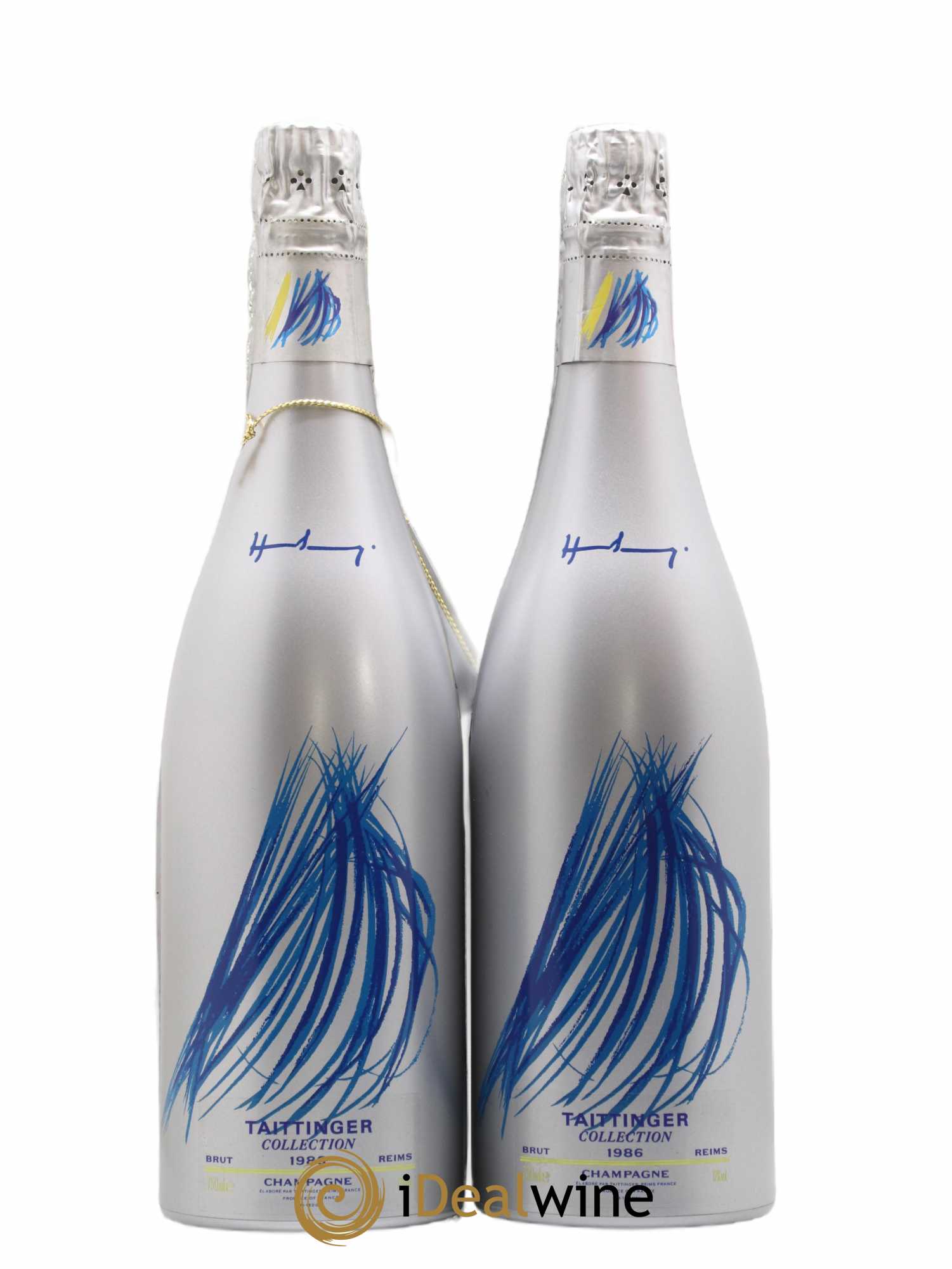 1986 - Collection Hans Hartung Taittinger 1986 - Lot de 2 bouteilles - 0