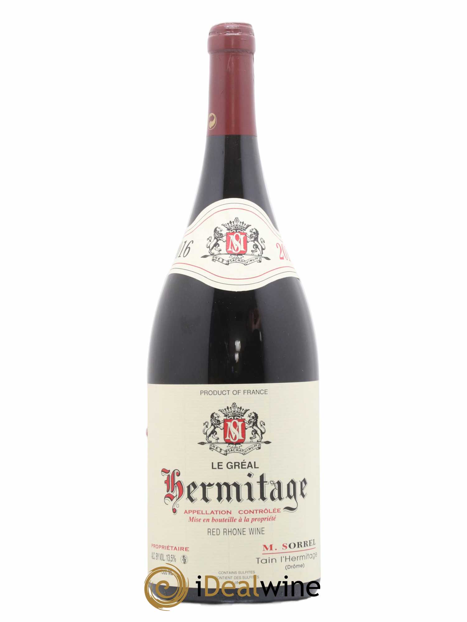Hermitage Le Gréal Marc Sorrel 2016 - Lot de 1 magnum - 0