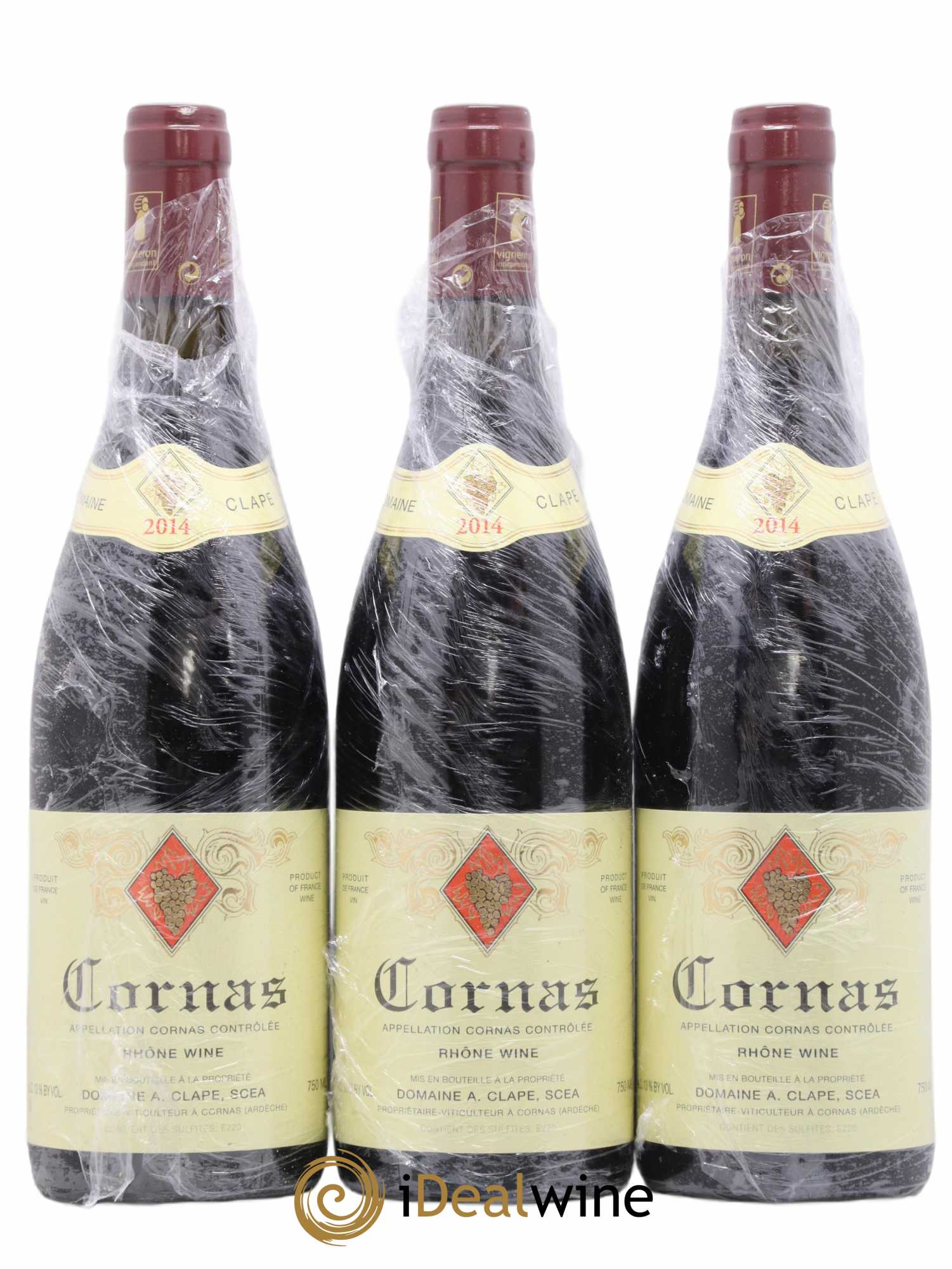 Cornas Auguste Clape 2014 - Lot de 3 bouteilles - 0