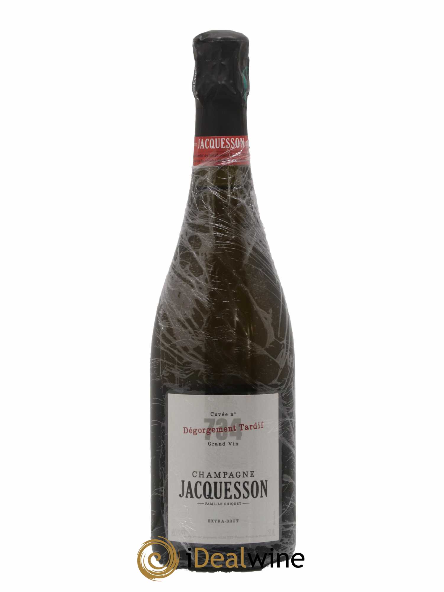 Cuvée 734 DT (Dégorgement Tardif) Jacquesson Extra Brut - Lot de 1 bouteille - 0