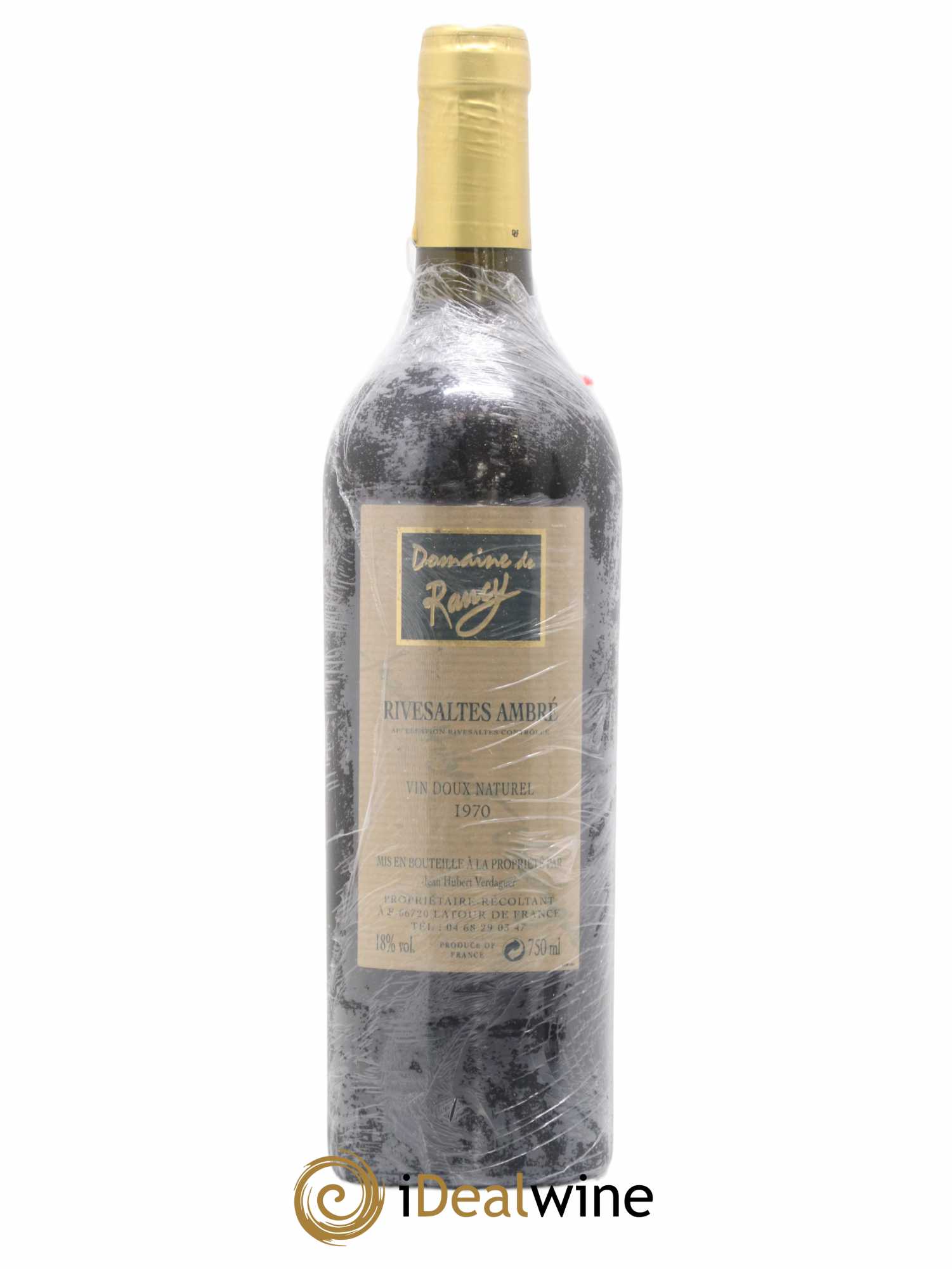 Rivesaltes Domaine de Rancy (no reserve) 1970 - Lot of 1 bottle - 0
