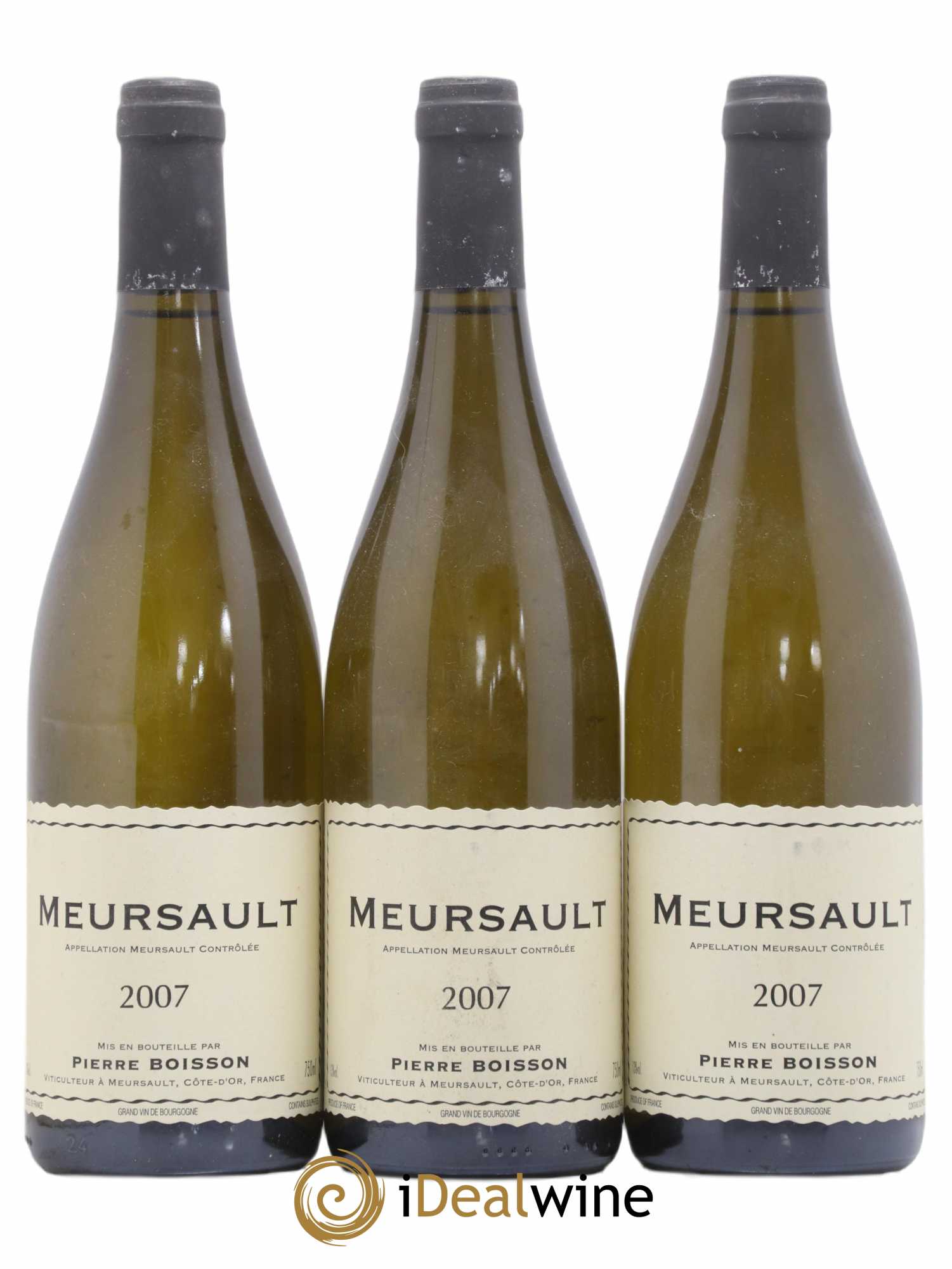 Meursault Pierre Boisson (Domaine) 2007 - Lot de 3 bouteilles - 0