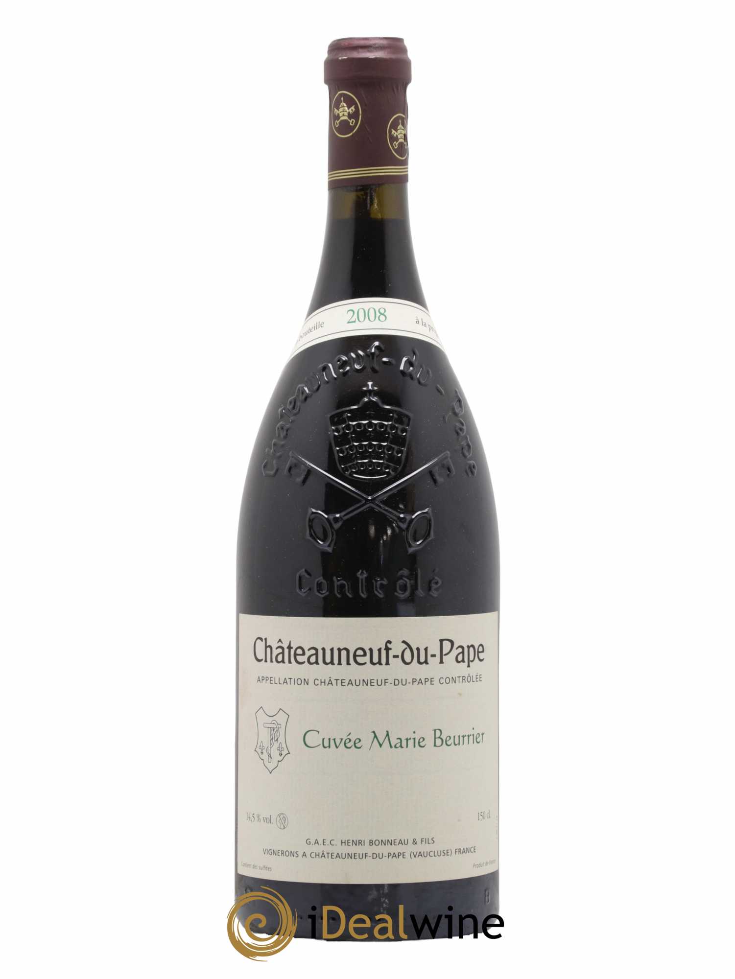 Châteauneuf-du-Pape Marie Beurrier Henri Bonneau & Fils 2008 - Lot de 1 magnum - 0