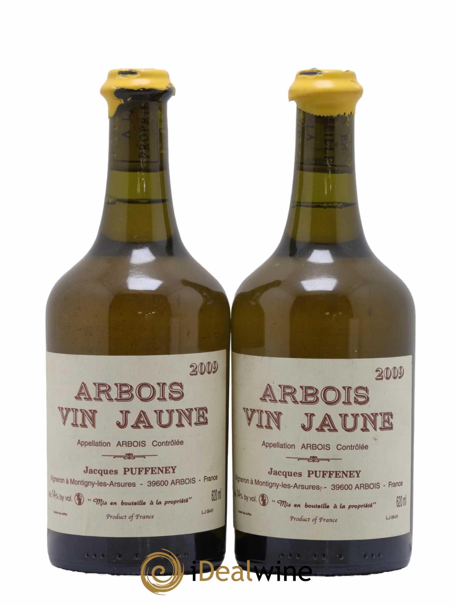 Arbois Vin Jaune Jacques Puffeney 2009 - Lot de 2 bouteilles - 0