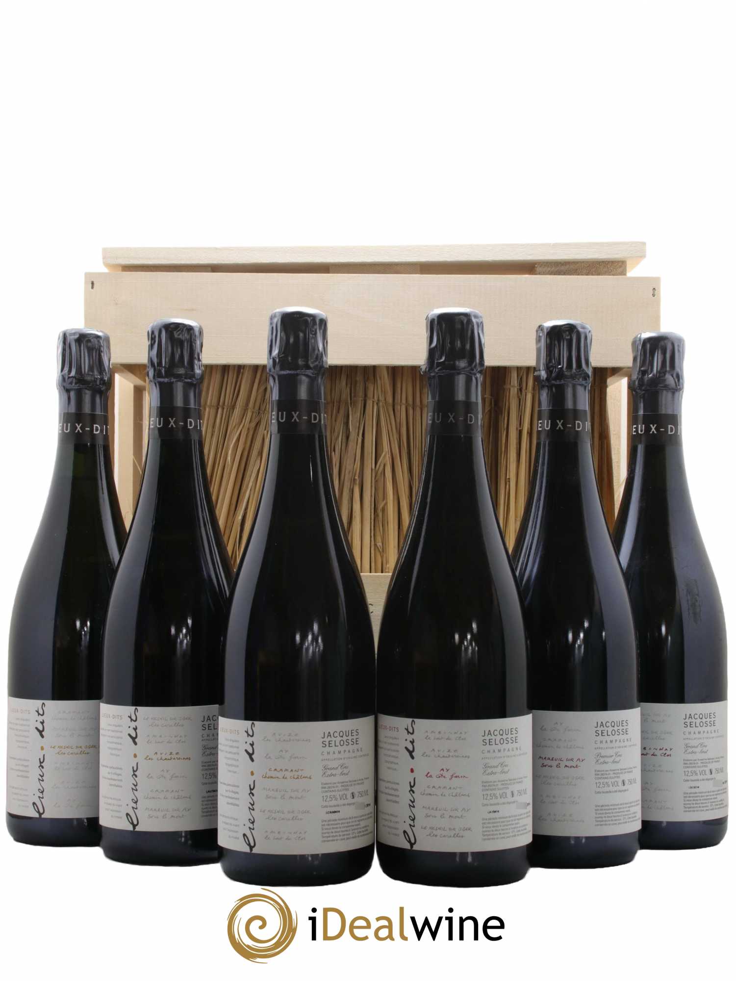 Caisse Collection Lieux-dits Jacques Selosse - Posten von 6 Flaschen - 1