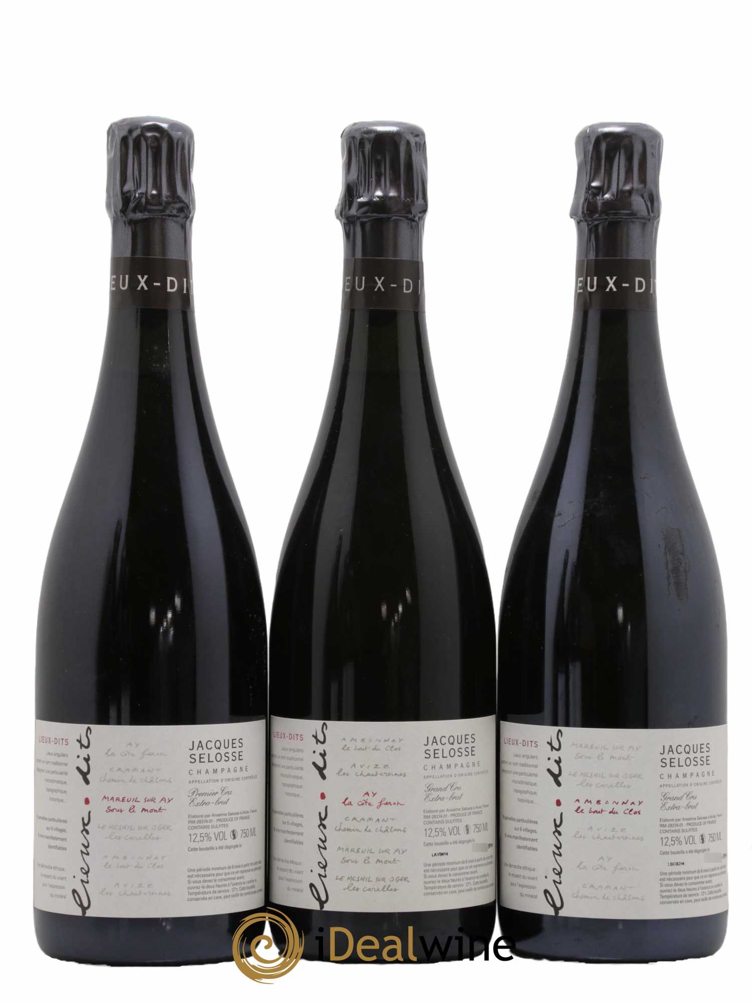 Caisse Collection Lieux-dits Jacques Selosse - Posten von 6 Flaschen - 2