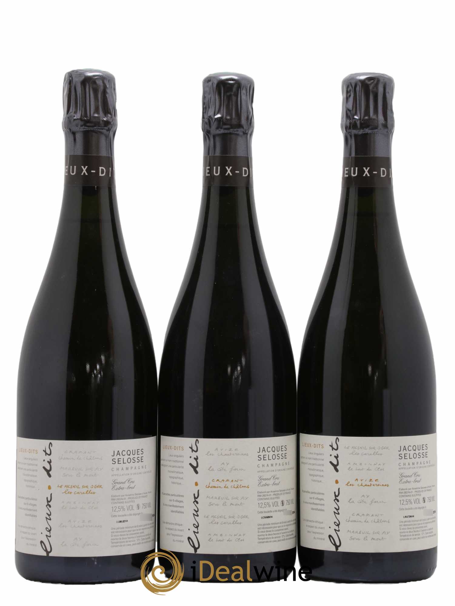 Caisse Collection Lieux-dits Jacques Selosse - Posten von 6 Flaschen - 3