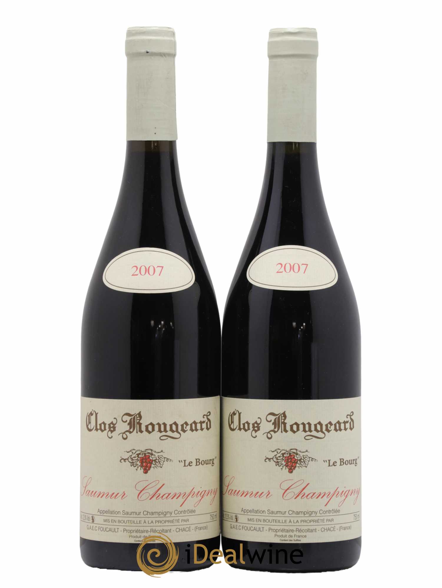 Saumur-Champigny Le Bourg Clos Rougeard 2007 - Lot de 2 bouteilles - 0