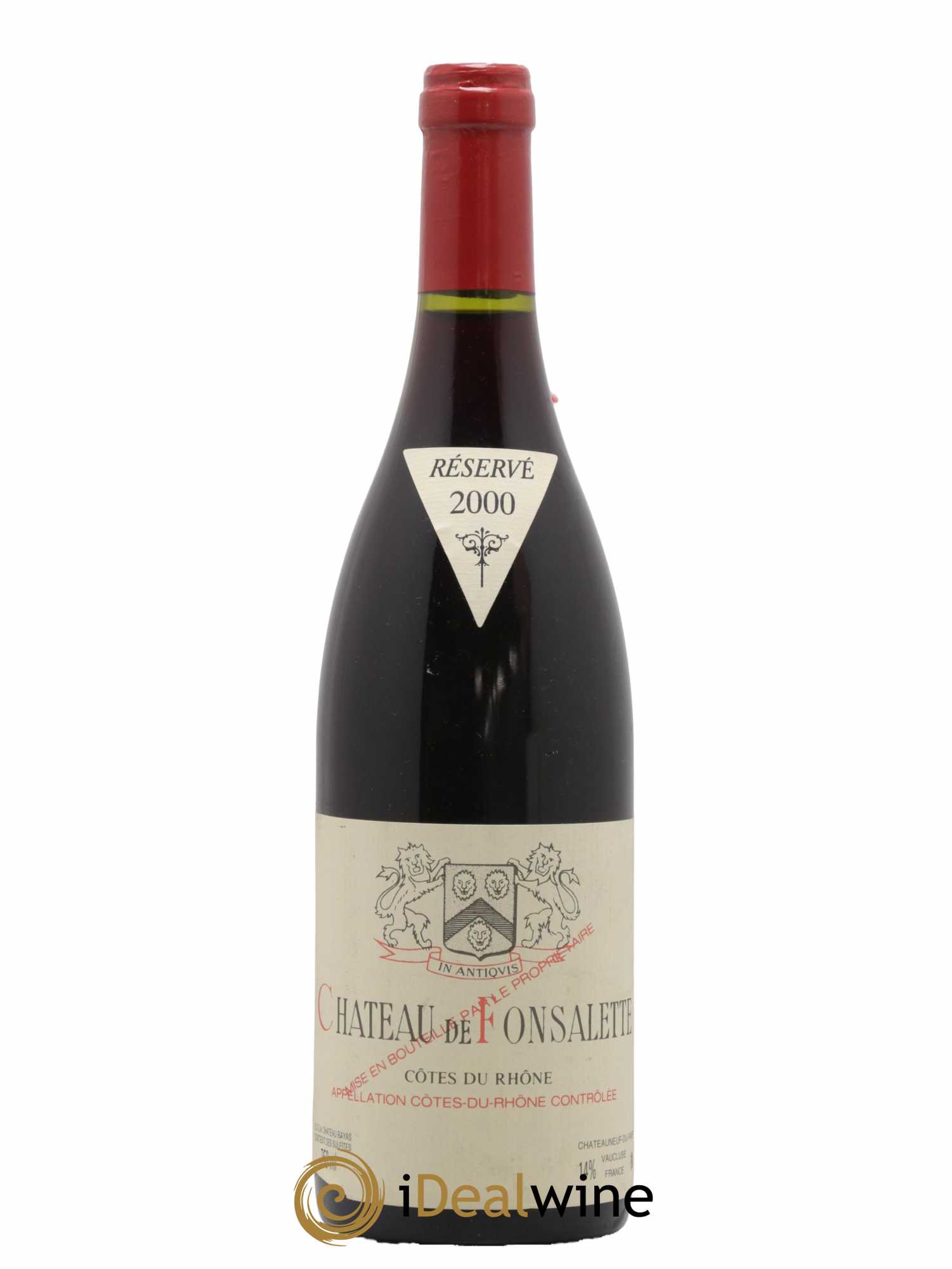 Côtes-du-Rhône Château de Fonsalette Emmanuel Reynaud 2000 - Lot de 1 bouteille - 0