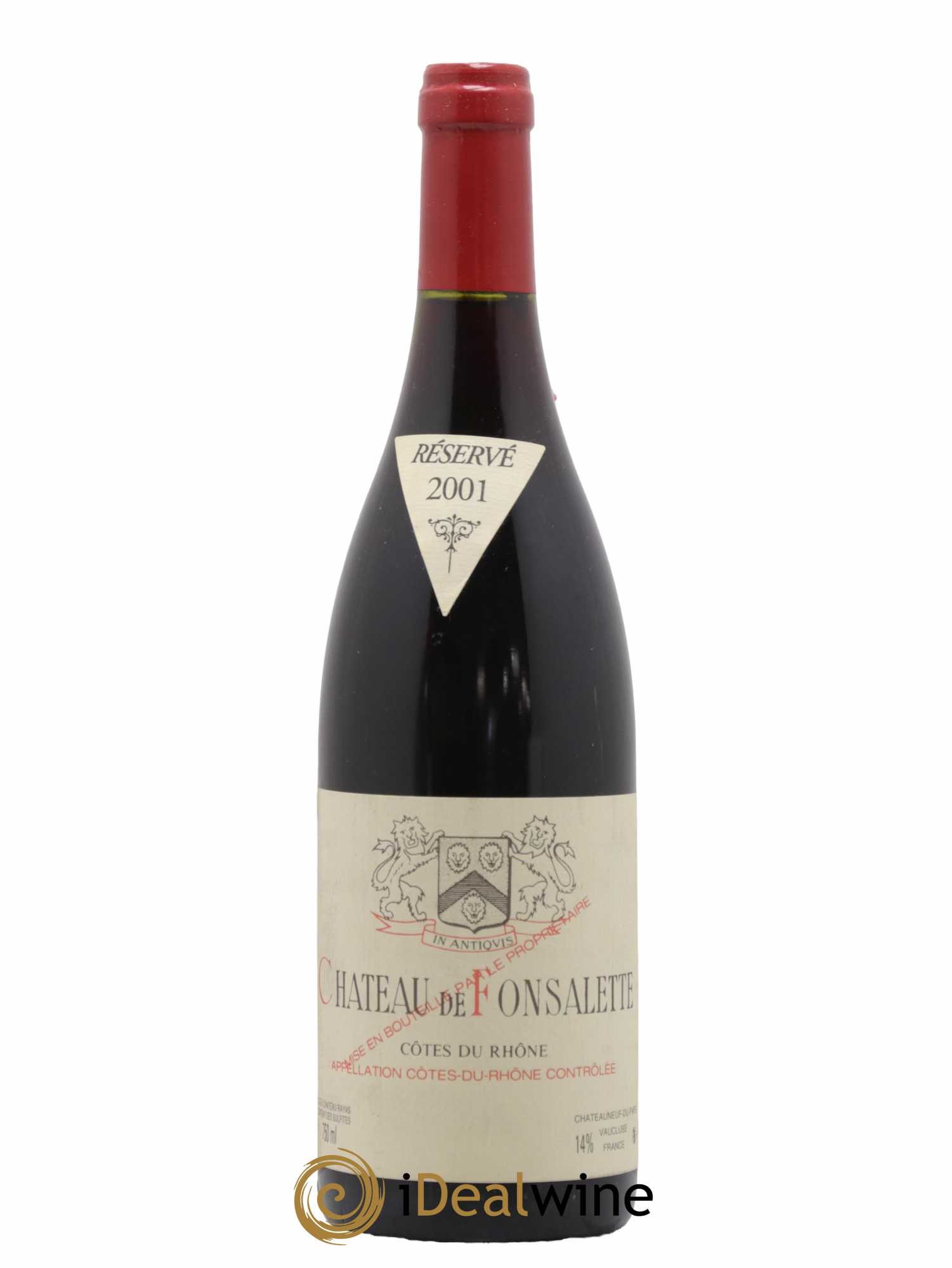 Côtes-du-Rhône Château de Fonsalette Emmanuel Reynaud 2001 - Lot de 1 bouteille - 0